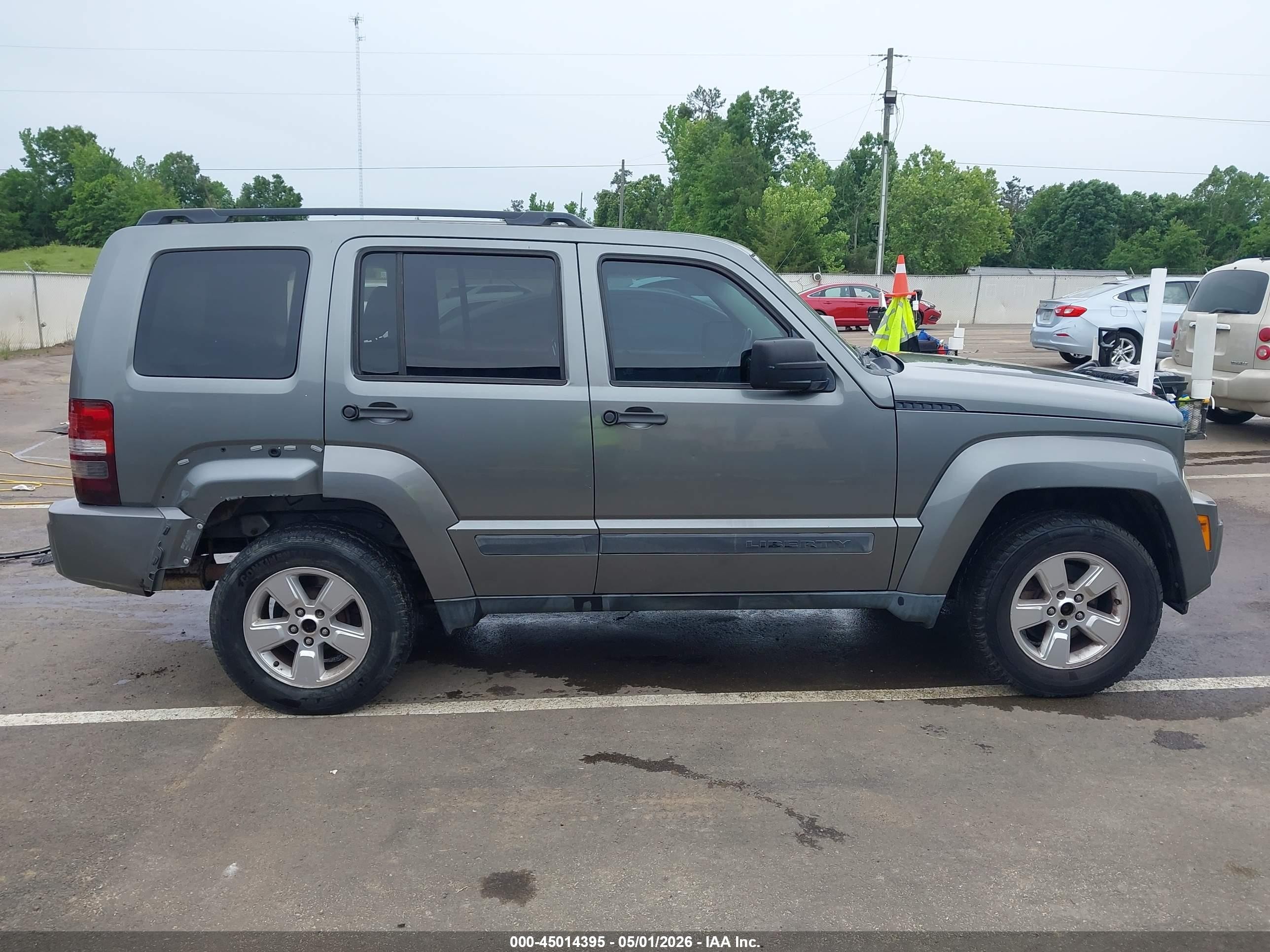 2012 Jeep Liberty Sport Серый vin: 1C4PJMAK1CW121642