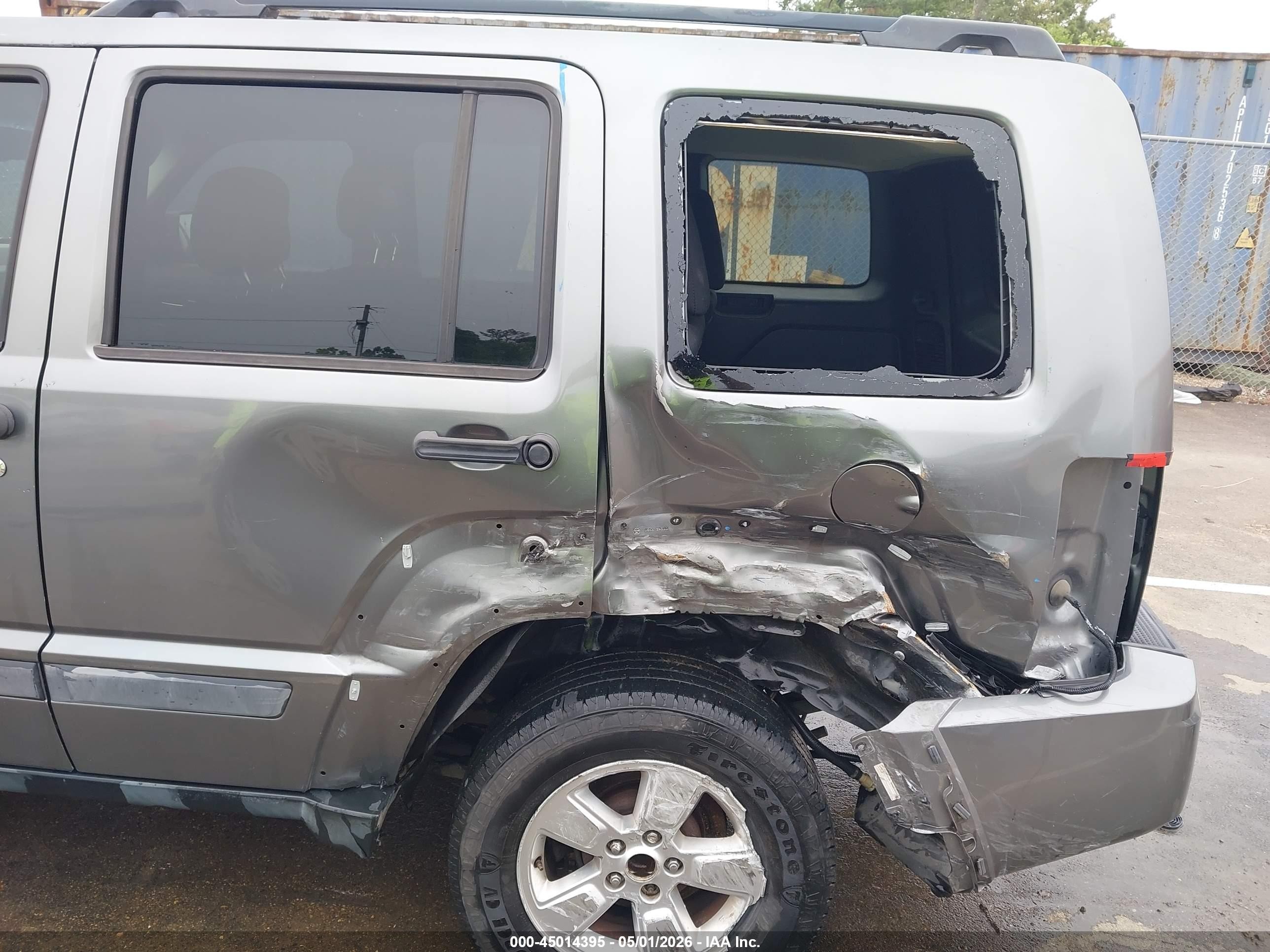 2012 Jeep Liberty Sport Серый vin: 1C4PJMAK1CW121642