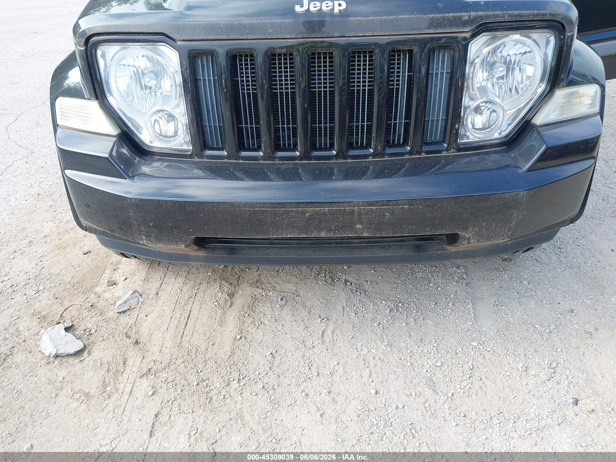 2012 Jeep Liberty Sport Черный vin: 1C4PJMAK1CW158769