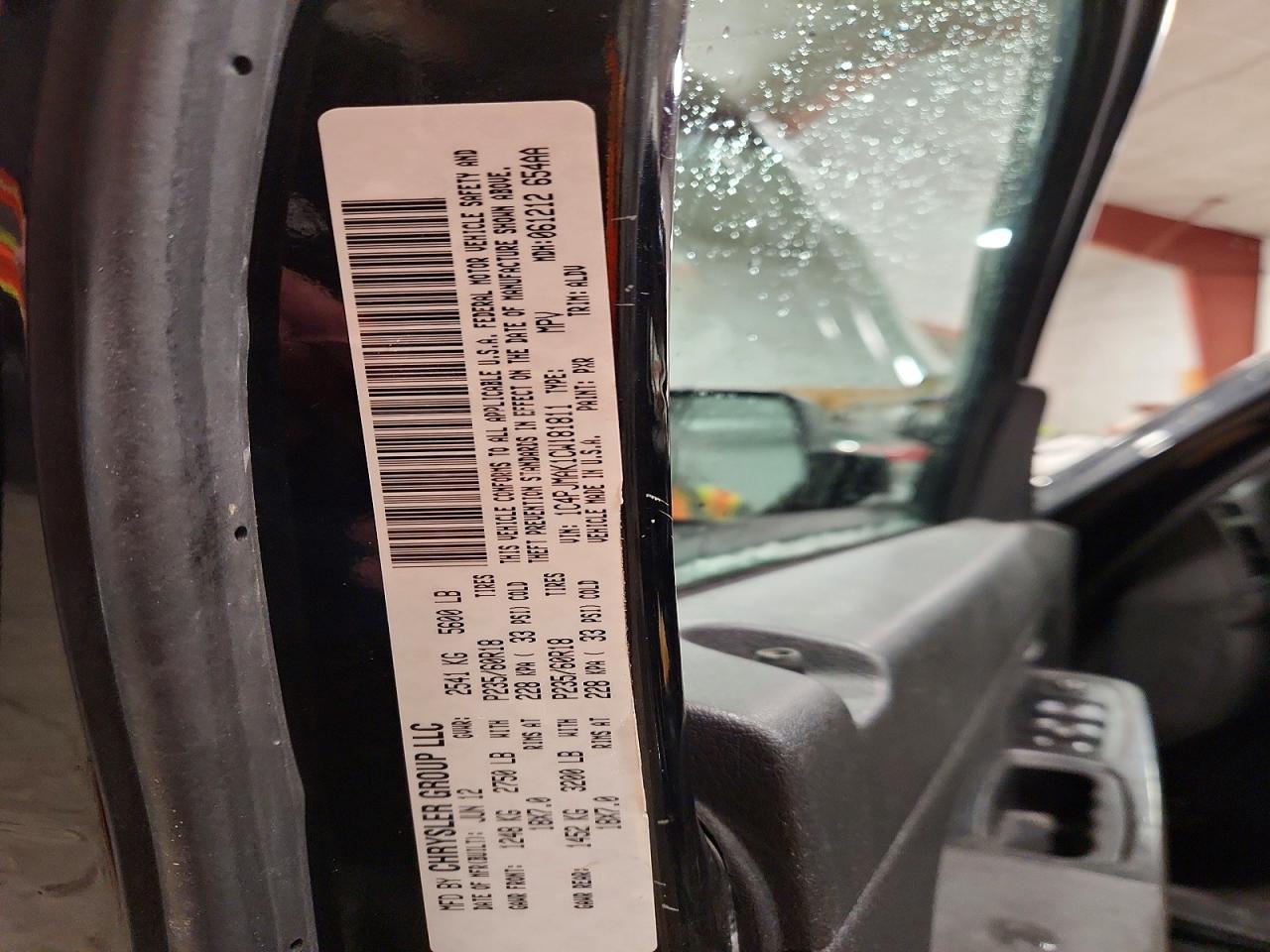 2012 Jeep Liberty Sport Black vin: 1C4PJMAK1CW181811