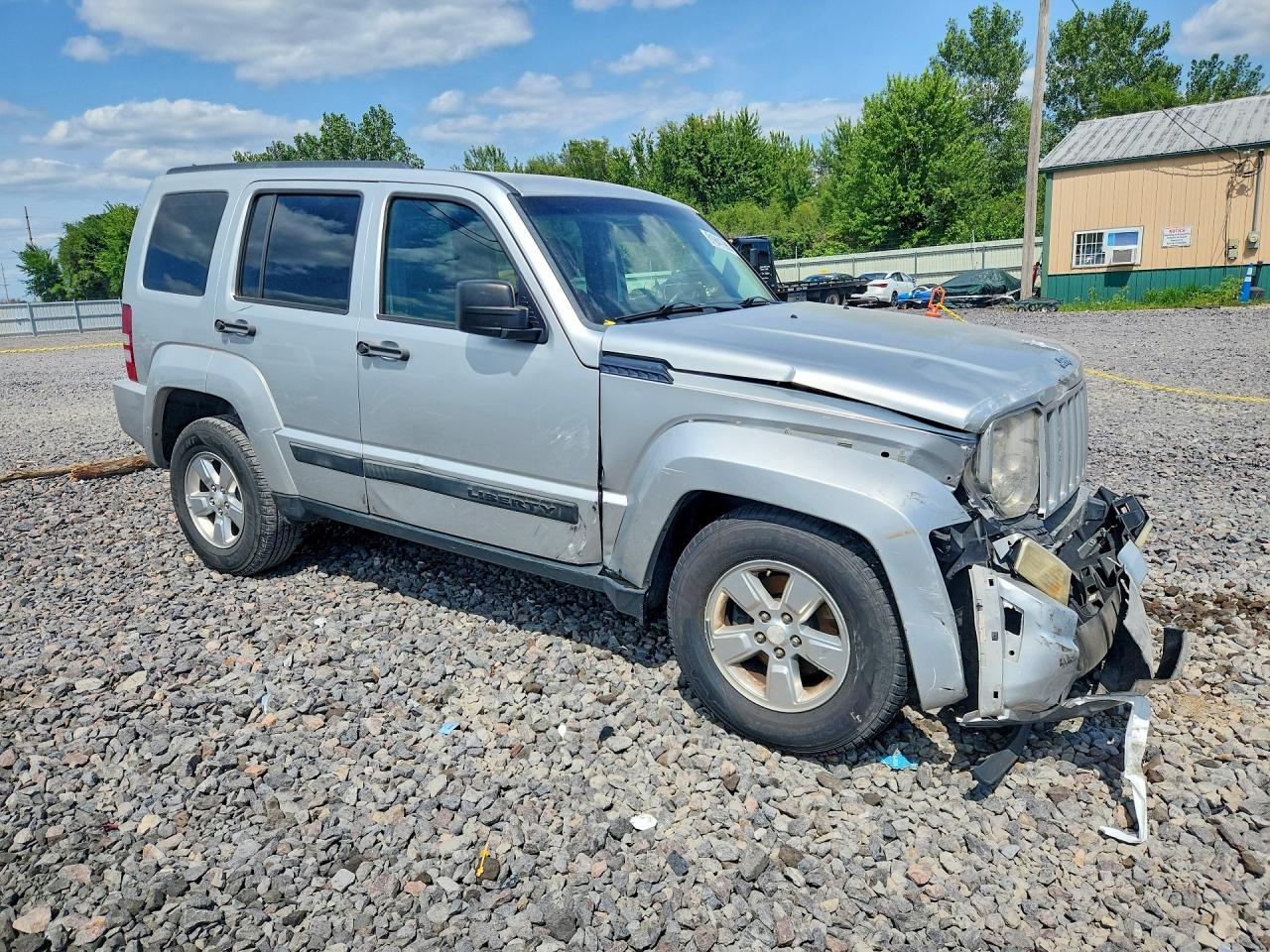 2012 Jeep Liberty Sport Серебряный vin: 1C4PJMAK1CW184238