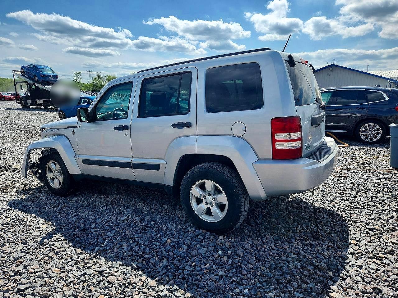 2012 Jeep Liberty Sport Серебряный vin: 1C4PJMAK1CW184238