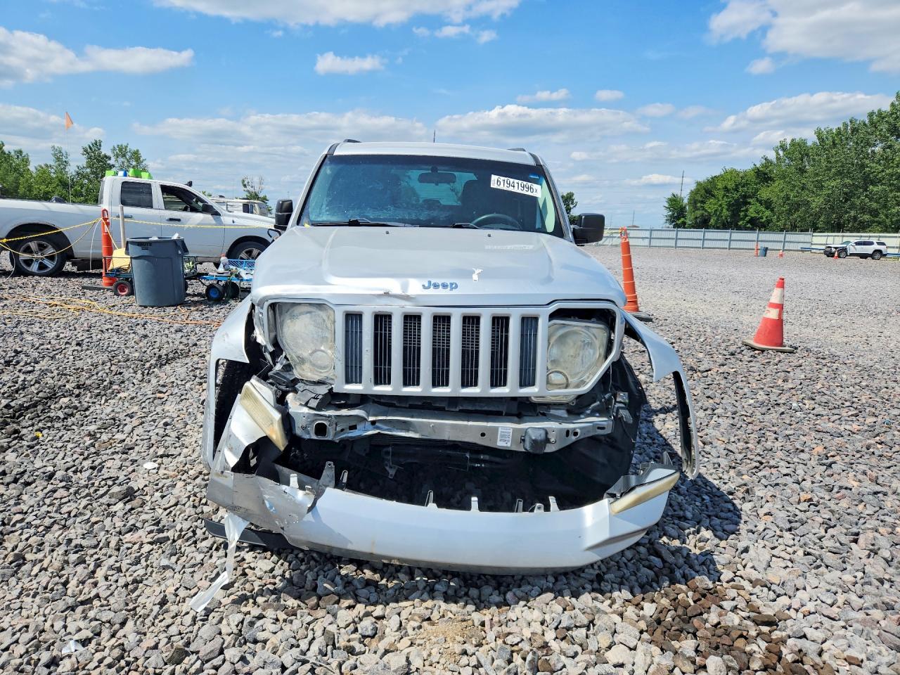 2012 Jeep Liberty Sport Серебряный vin: 1C4PJMAK1CW184238