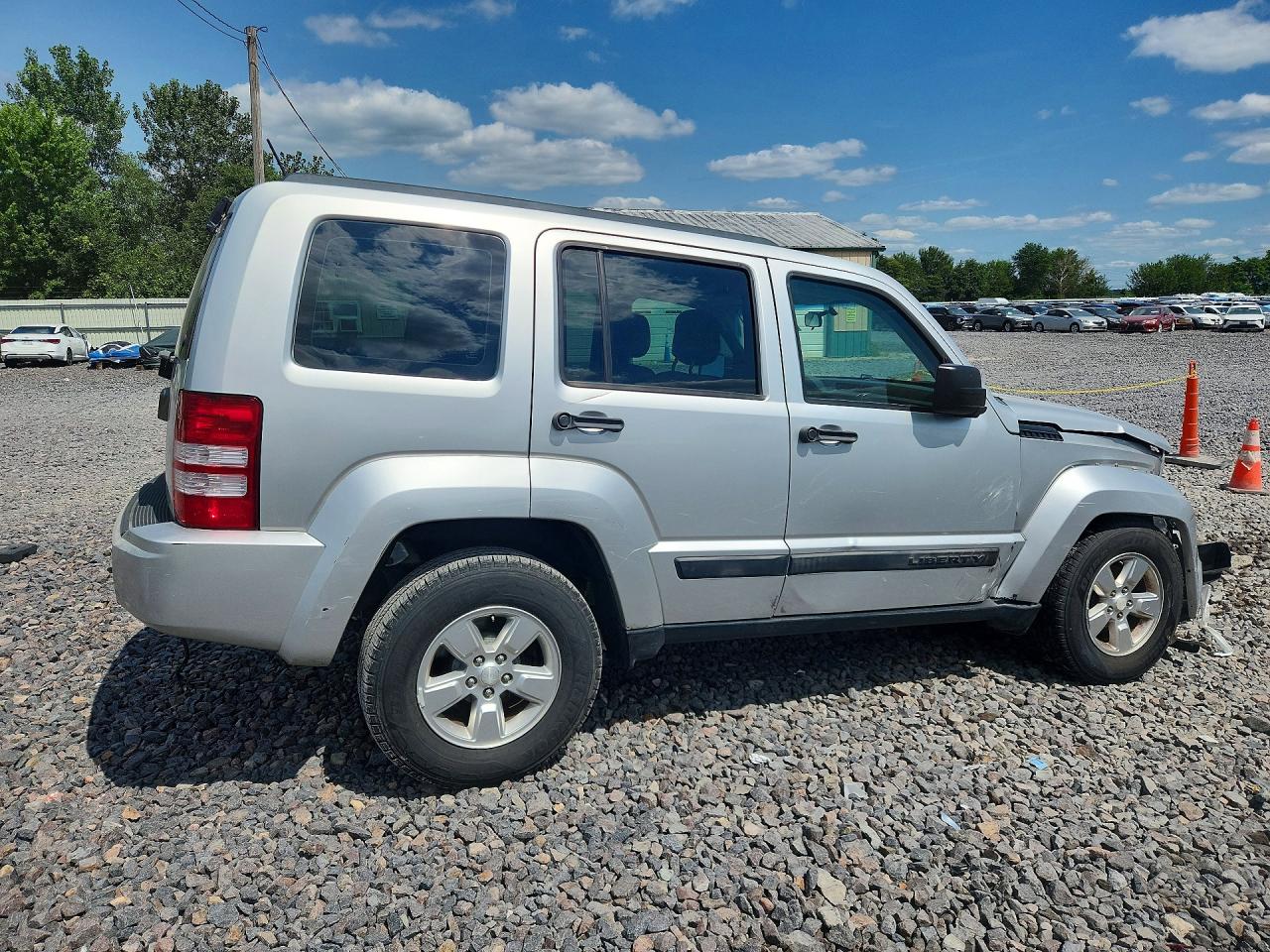 2012 Jeep Liberty Sport Серебряный vin: 1C4PJMAK1CW184238