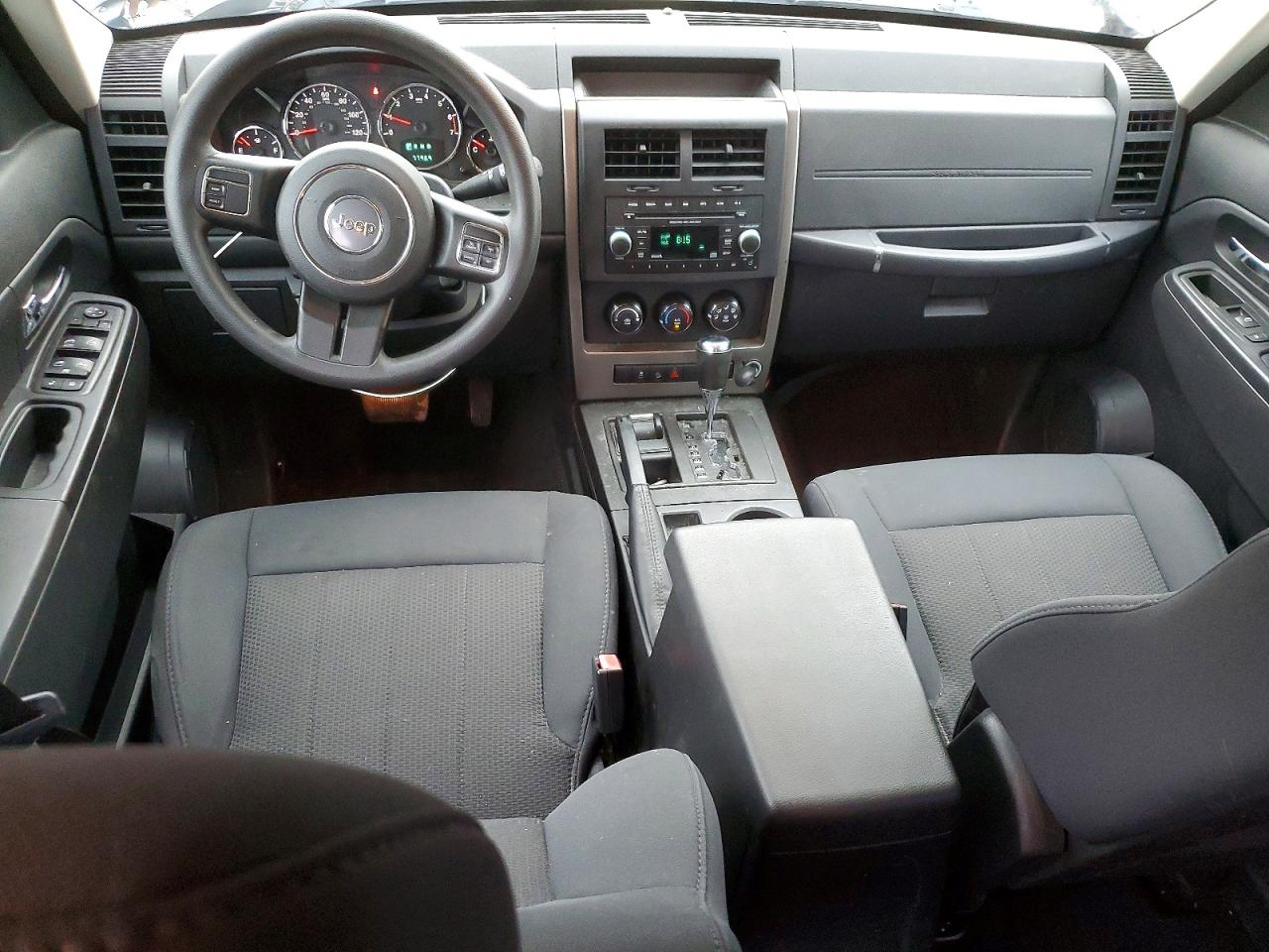 2012 Jeep Liberty Sport Черный vin: 1C4PJMAK1CW197734