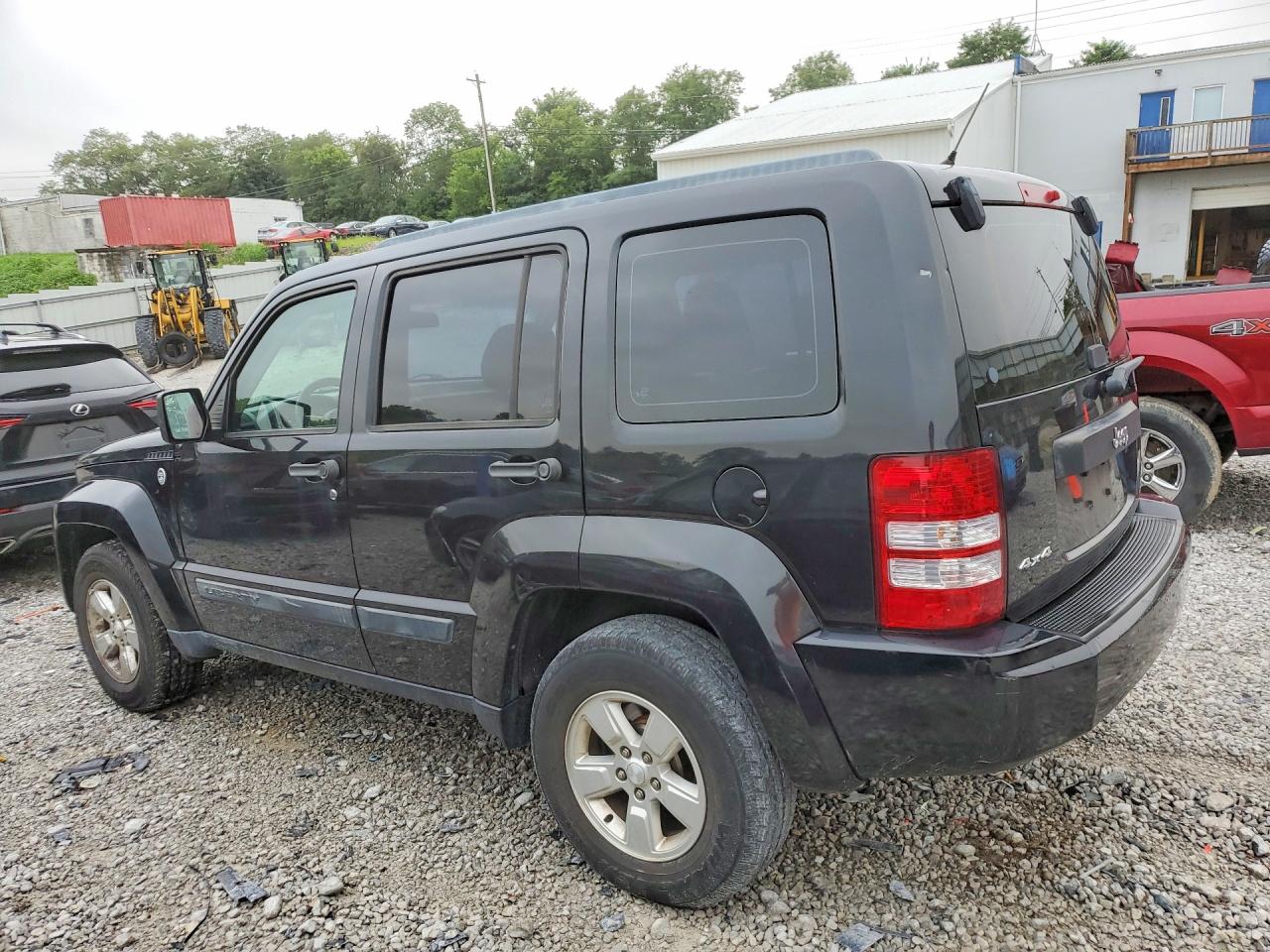 2012 Jeep Liberty Sport Черный vin: 1C4PJMAK1CW197734