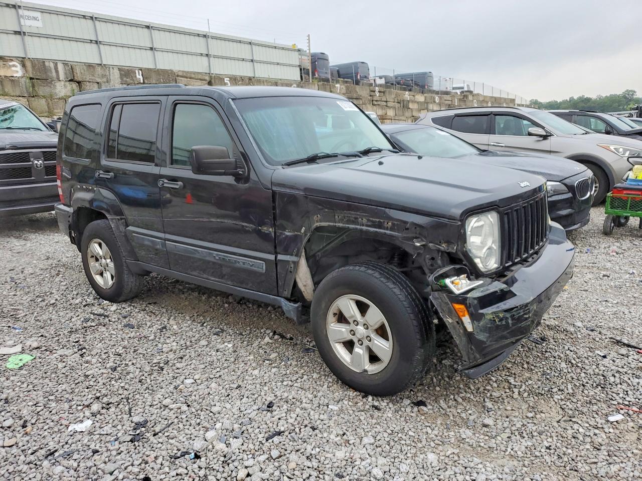 2012 Jeep Liberty Sport Черный vin: 1C4PJMAK1CW197734