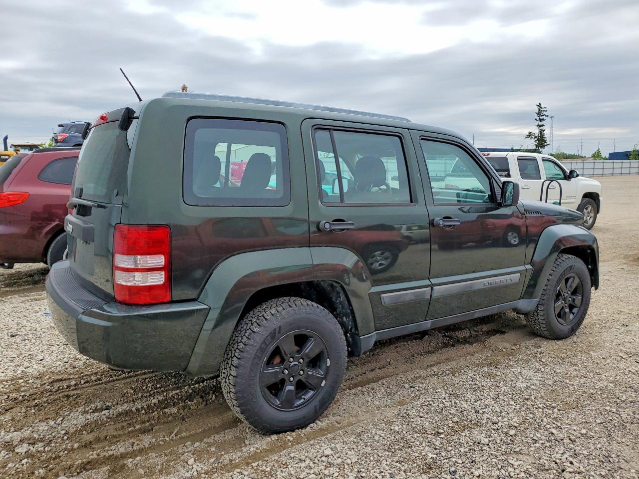 2012 Jeep Liberty Sport Зеленый vin: 1C4PJMAK2CW103327