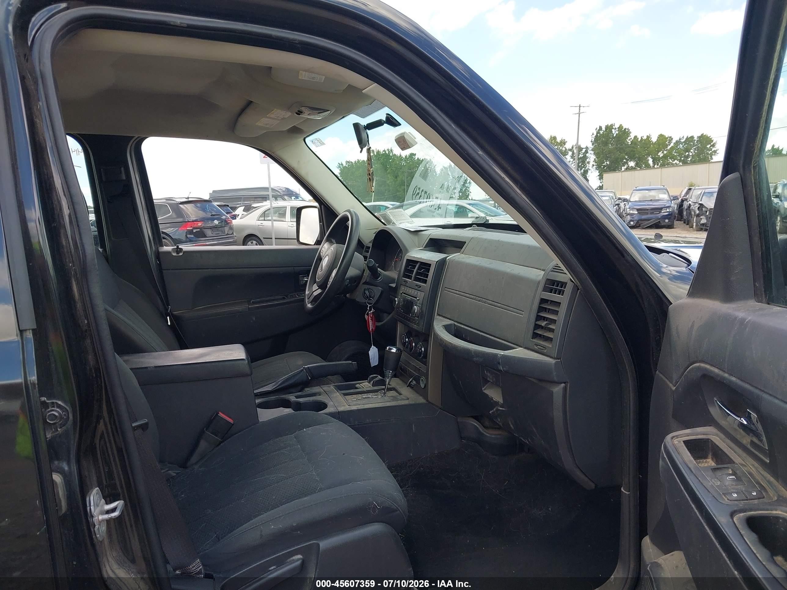 2012 Jeep Liberty Sport Black vin: 1C4PJMAK2CW103537