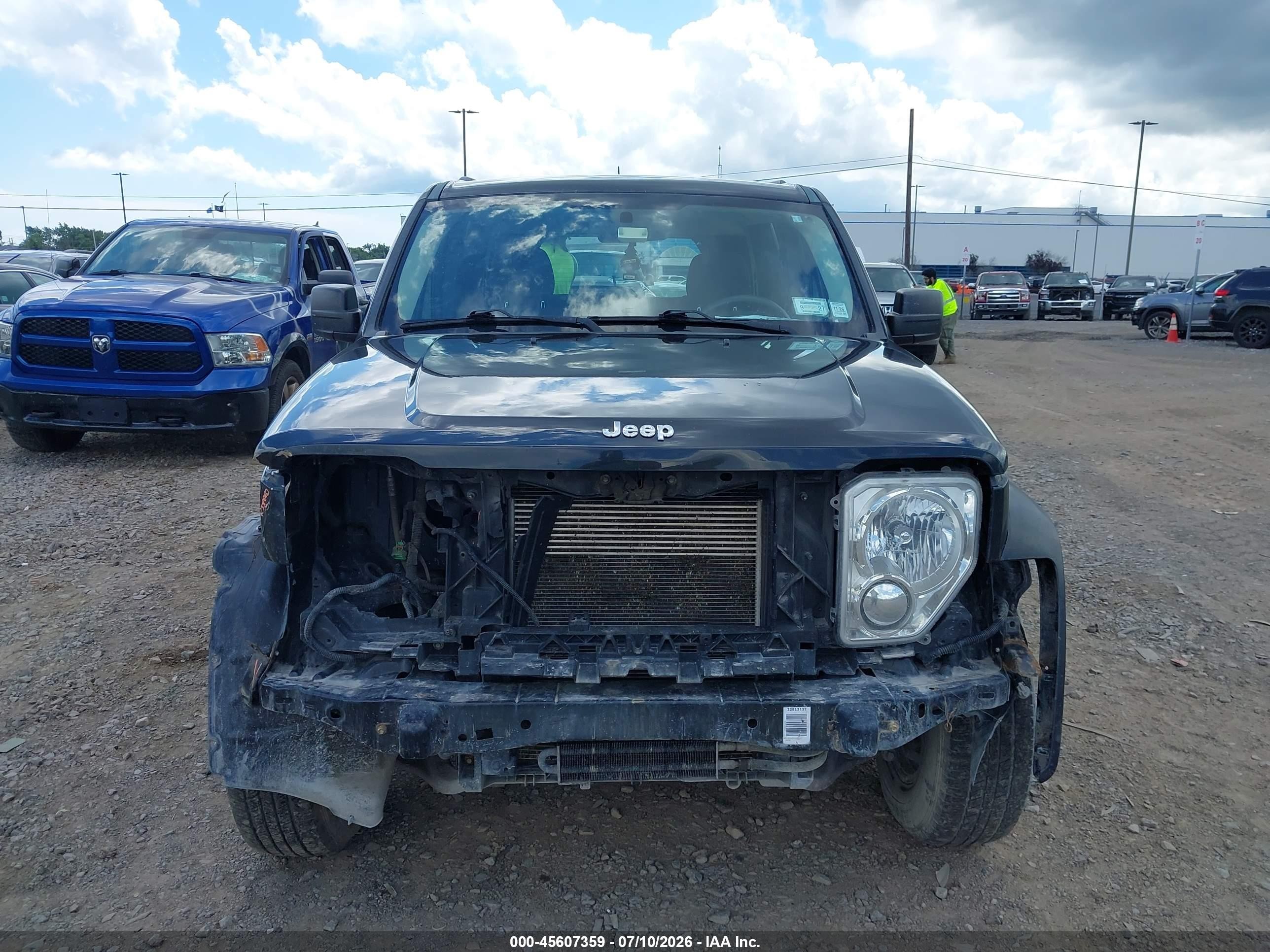 2012 Jeep Liberty Sport Black vin: 1C4PJMAK2CW103537
