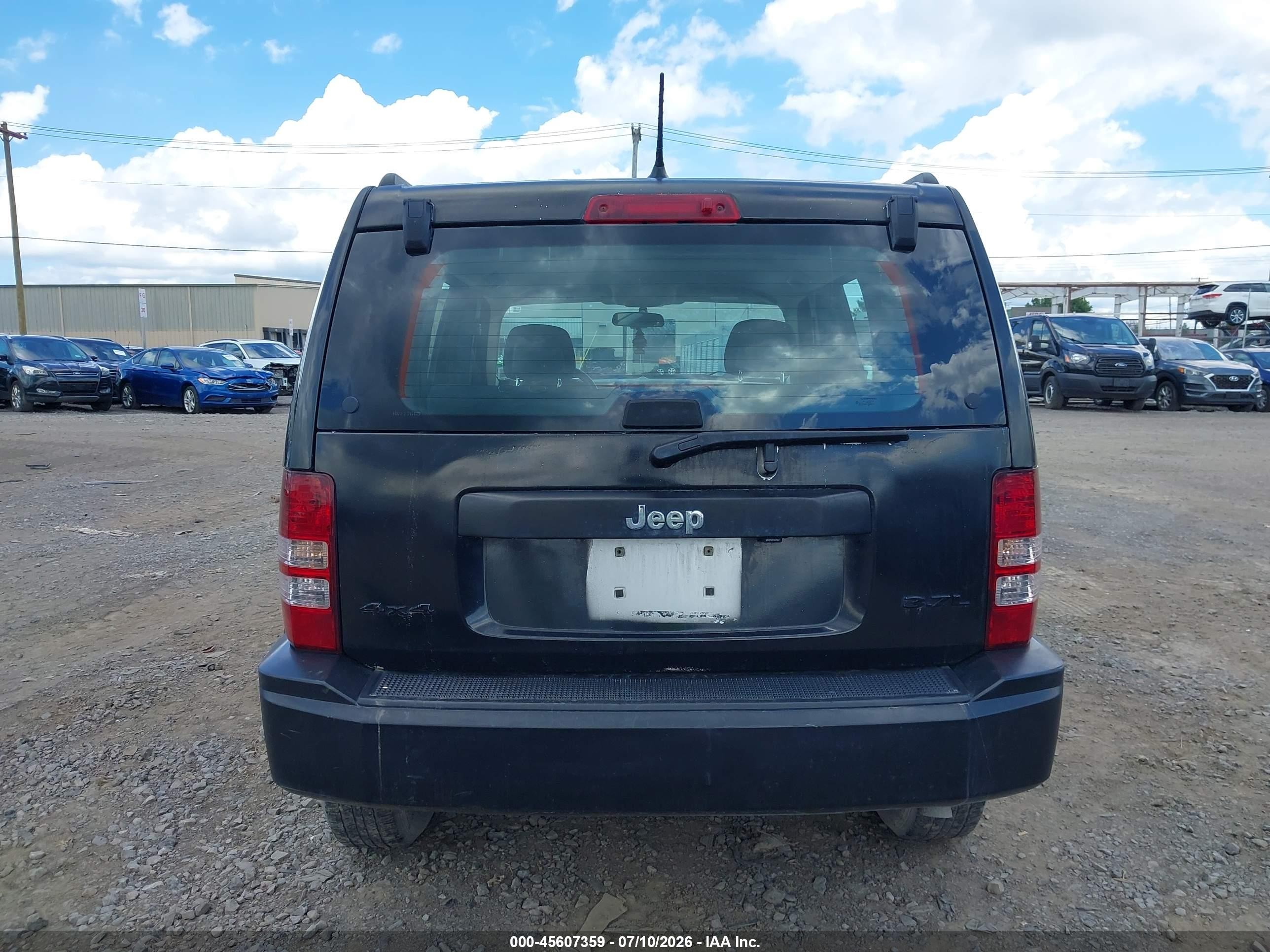 2012 Jeep Liberty Sport Black vin: 1C4PJMAK2CW103537