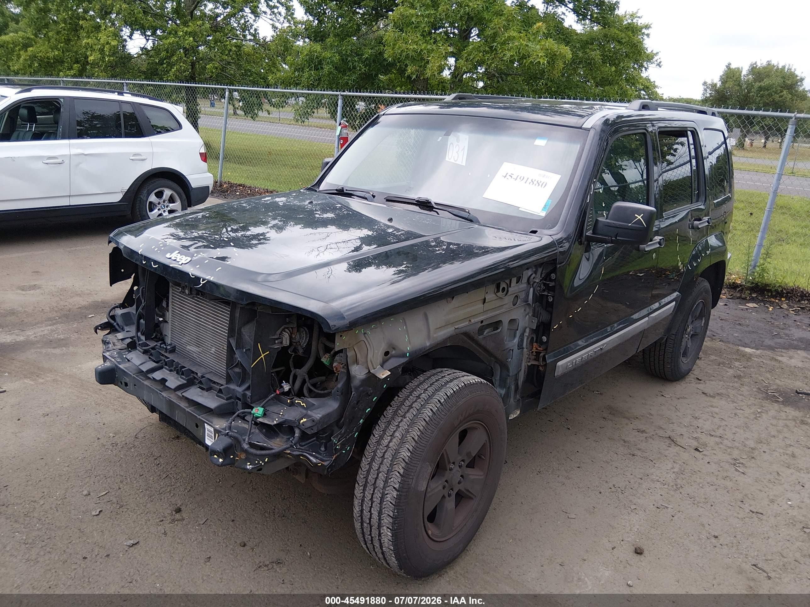 2012 Jeep Liberty Sport Black vin: 1C4PJMAK2CW118698