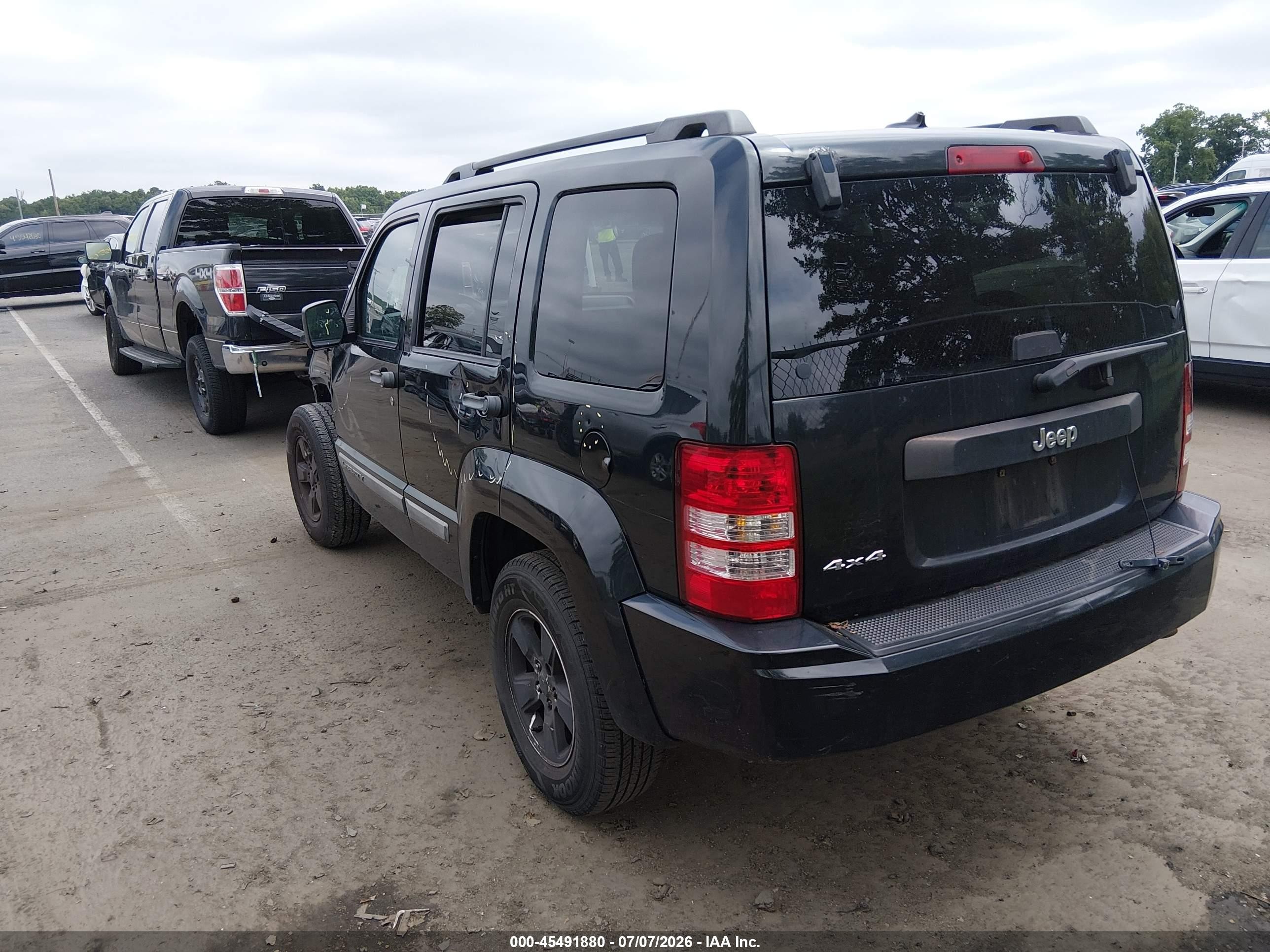 2012 Jeep Liberty Sport Black vin: 1C4PJMAK2CW118698