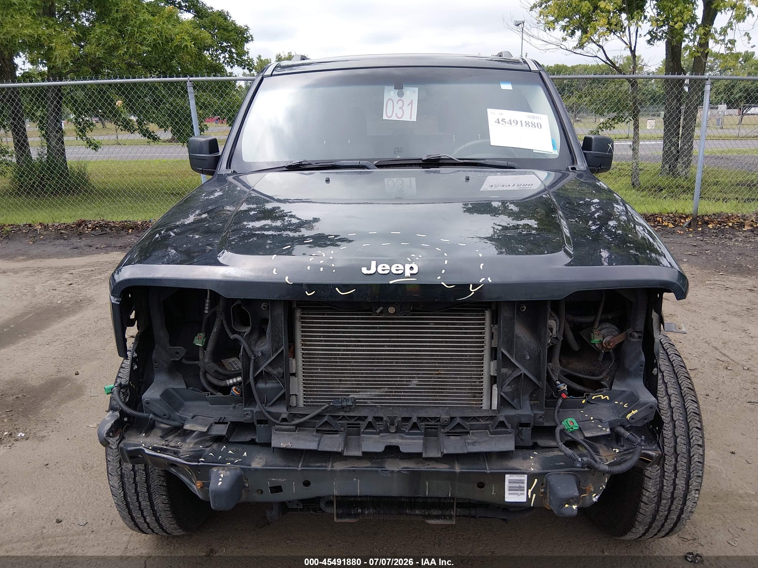 2012 Jeep Liberty Sport Black vin: 1C4PJMAK2CW118698