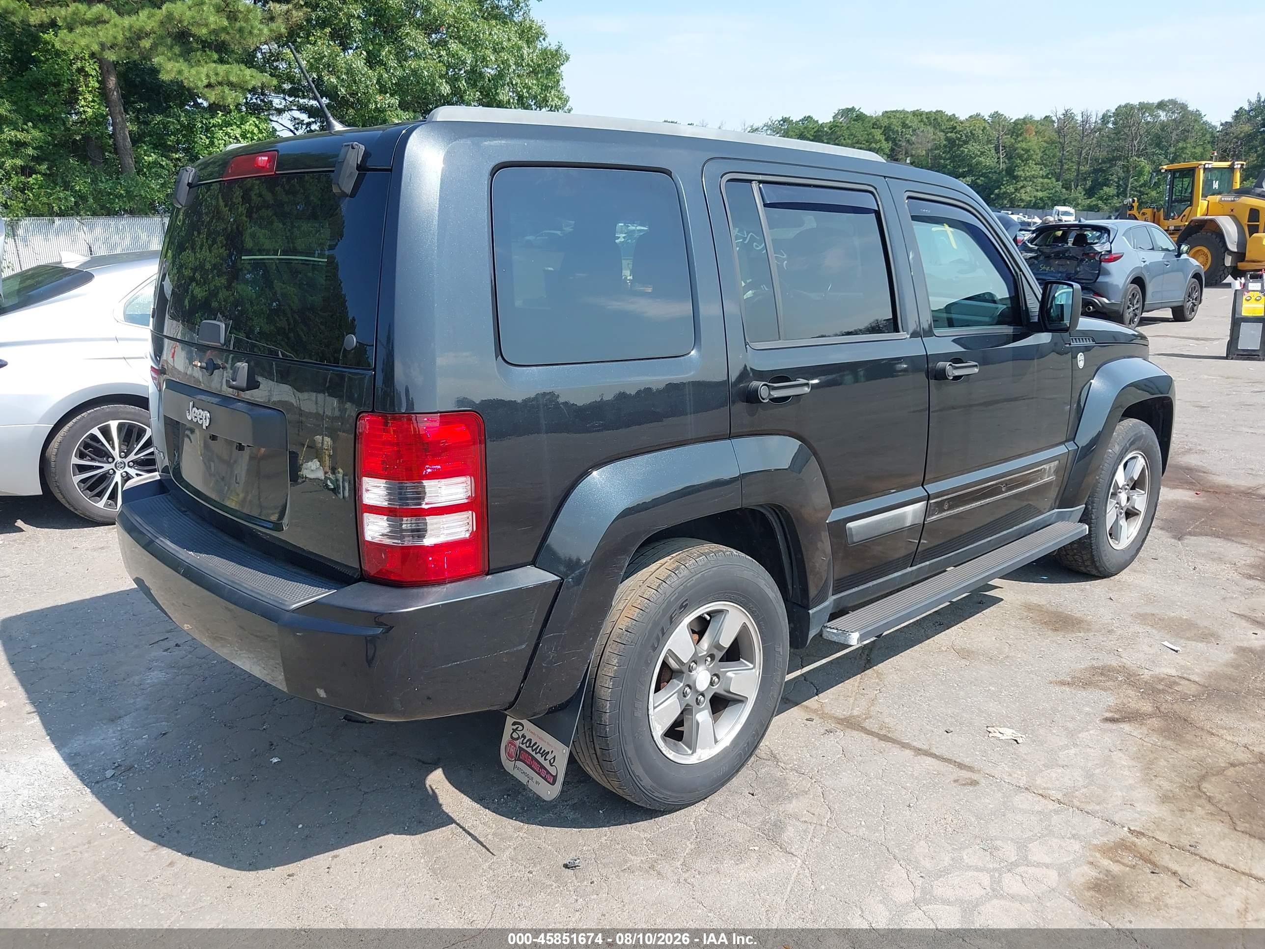 2012 Jeep Liberty Sport Black vin: 1C4PJMAK2CW144234