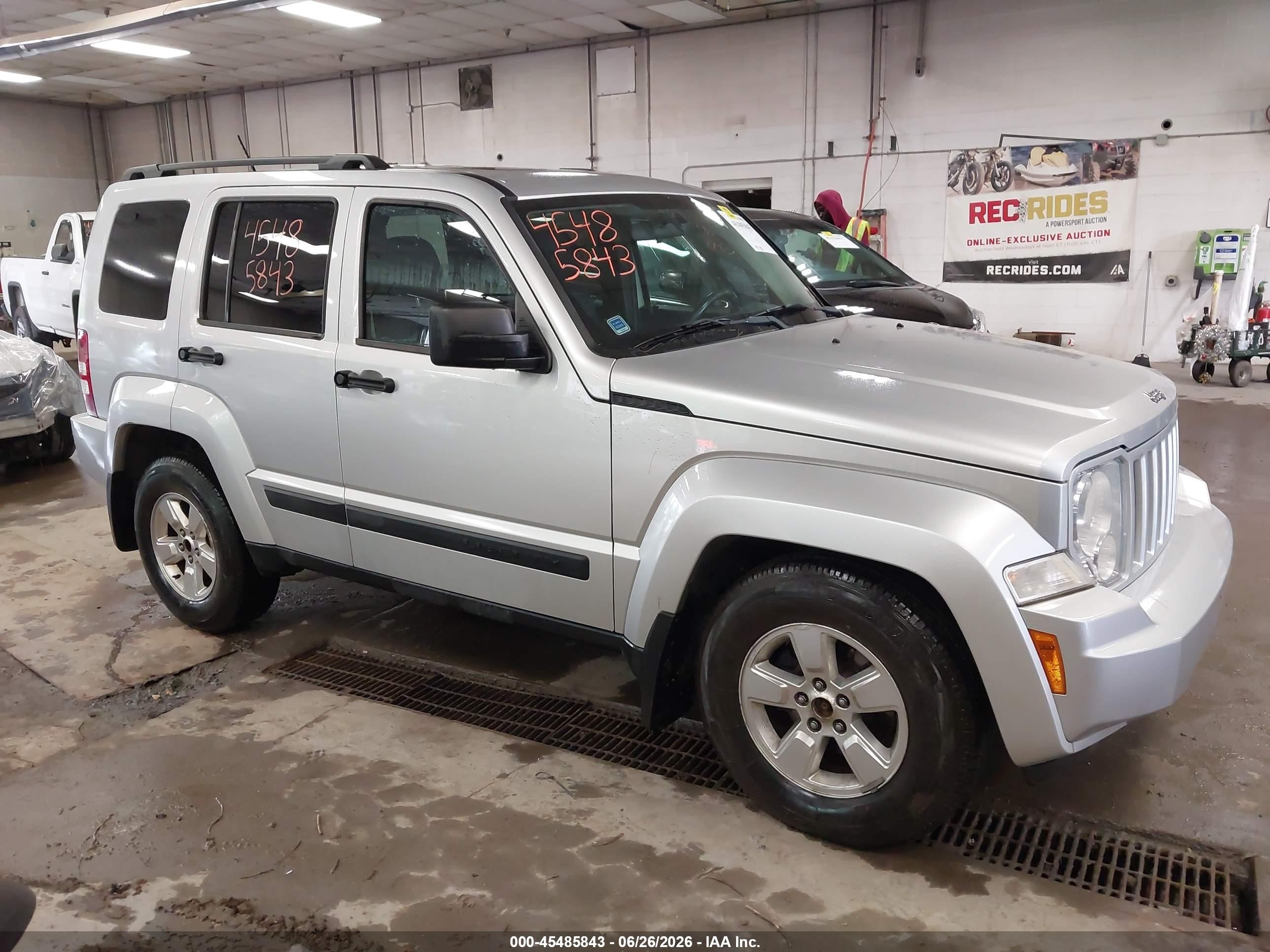 2012 Jeep Liberty Sport Silver vin: 1C4PJMAK2CW162264