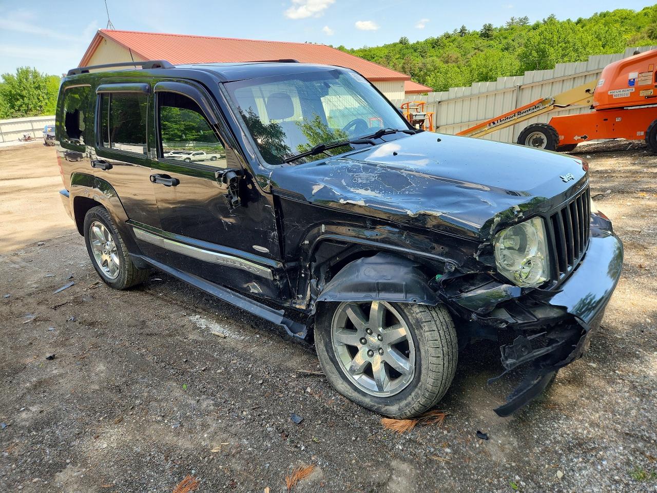 2012 Jeep Liberty Sport Black vin: 1C4PJMAK2CW167965