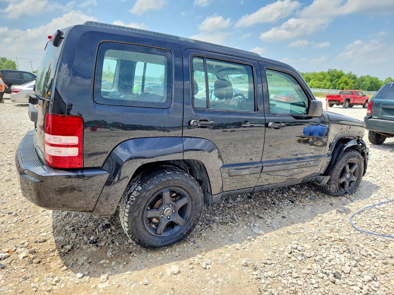 2012 Jeep Liberty Sport Black vin: 1C4PJMAK2CW172955
