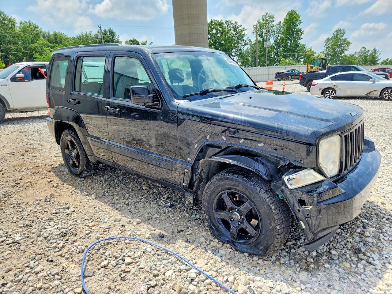 2012 Jeep Liberty Sport Black vin: 1C4PJMAK2CW172955