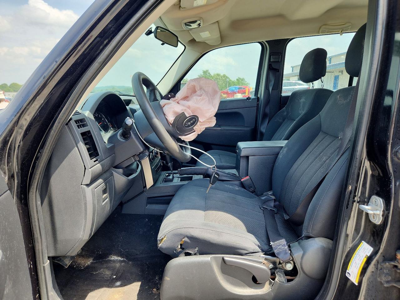 2012 Jeep Liberty Sport Black vin: 1C4PJMAK2CW172955
