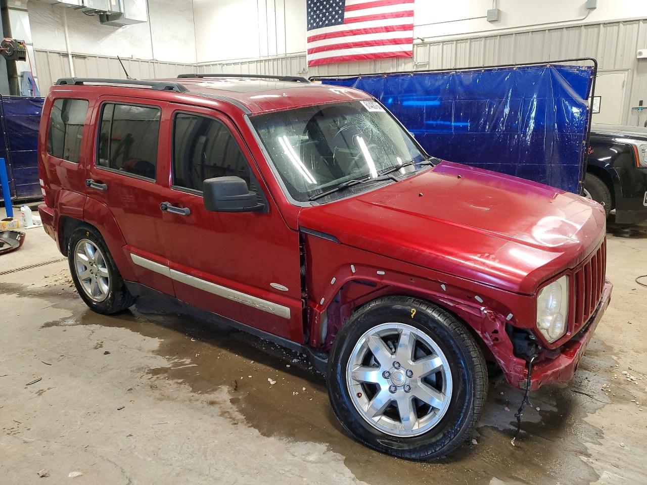 2012 Jeep Liberty Sport Maroon vin: 1C4PJMAK2CW181283
