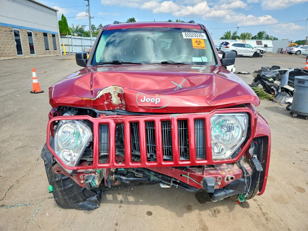 2012 Jeep Liberty Sport Burgundy vin: 1C4PJMAK2CW195863