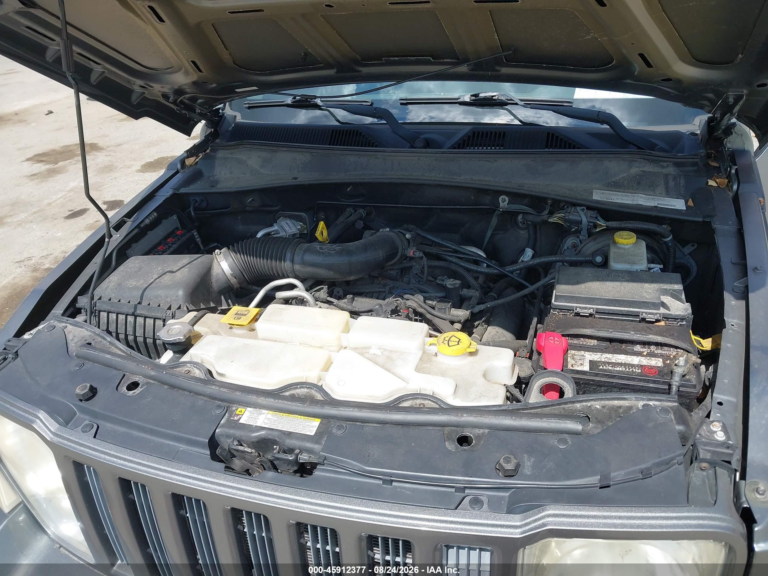 2012 Jeep Liberty Sport Серый vin: 1C4PJMAK2CW197077