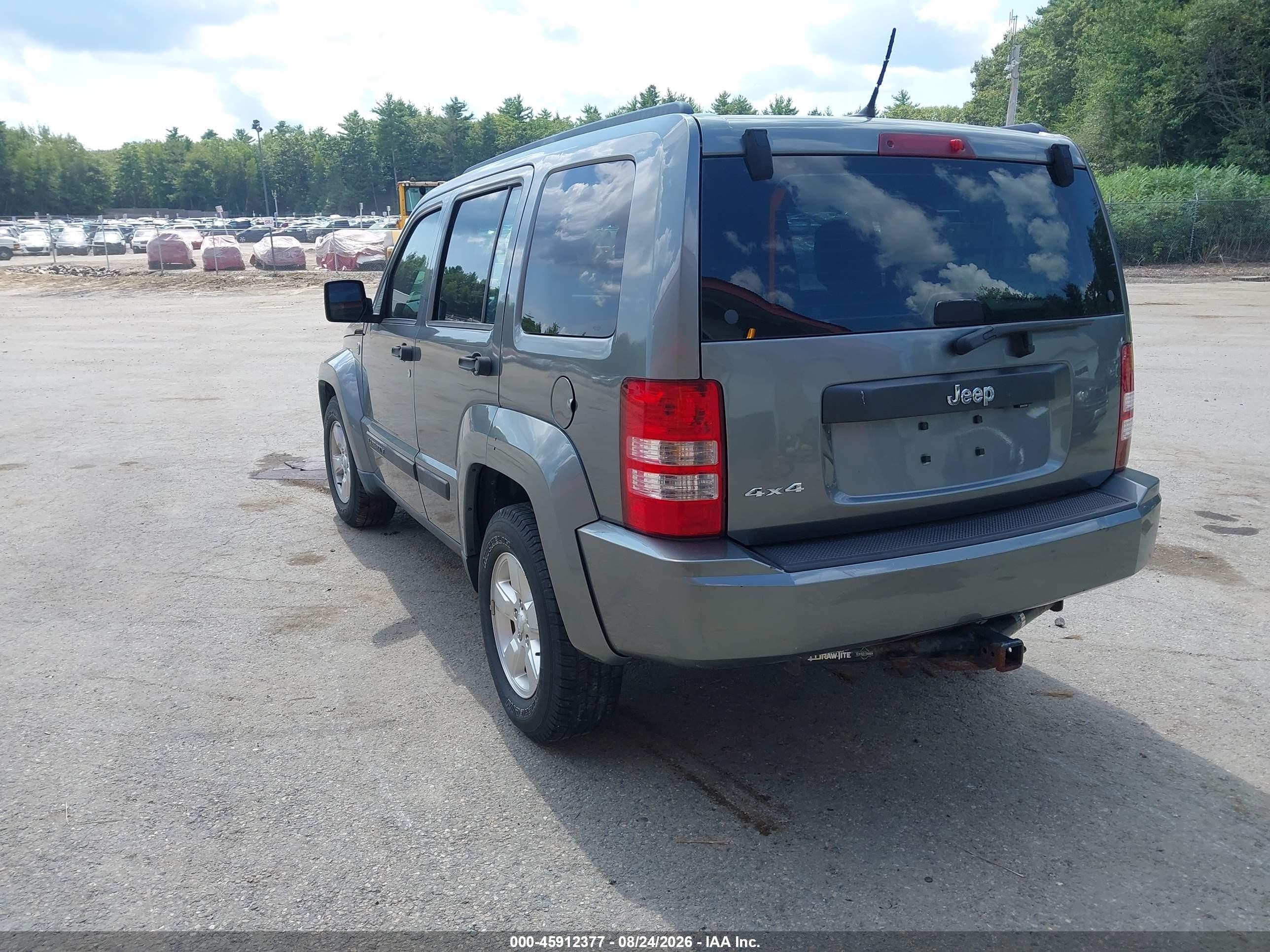 2012 Jeep Liberty Sport Серый vin: 1C4PJMAK2CW197077