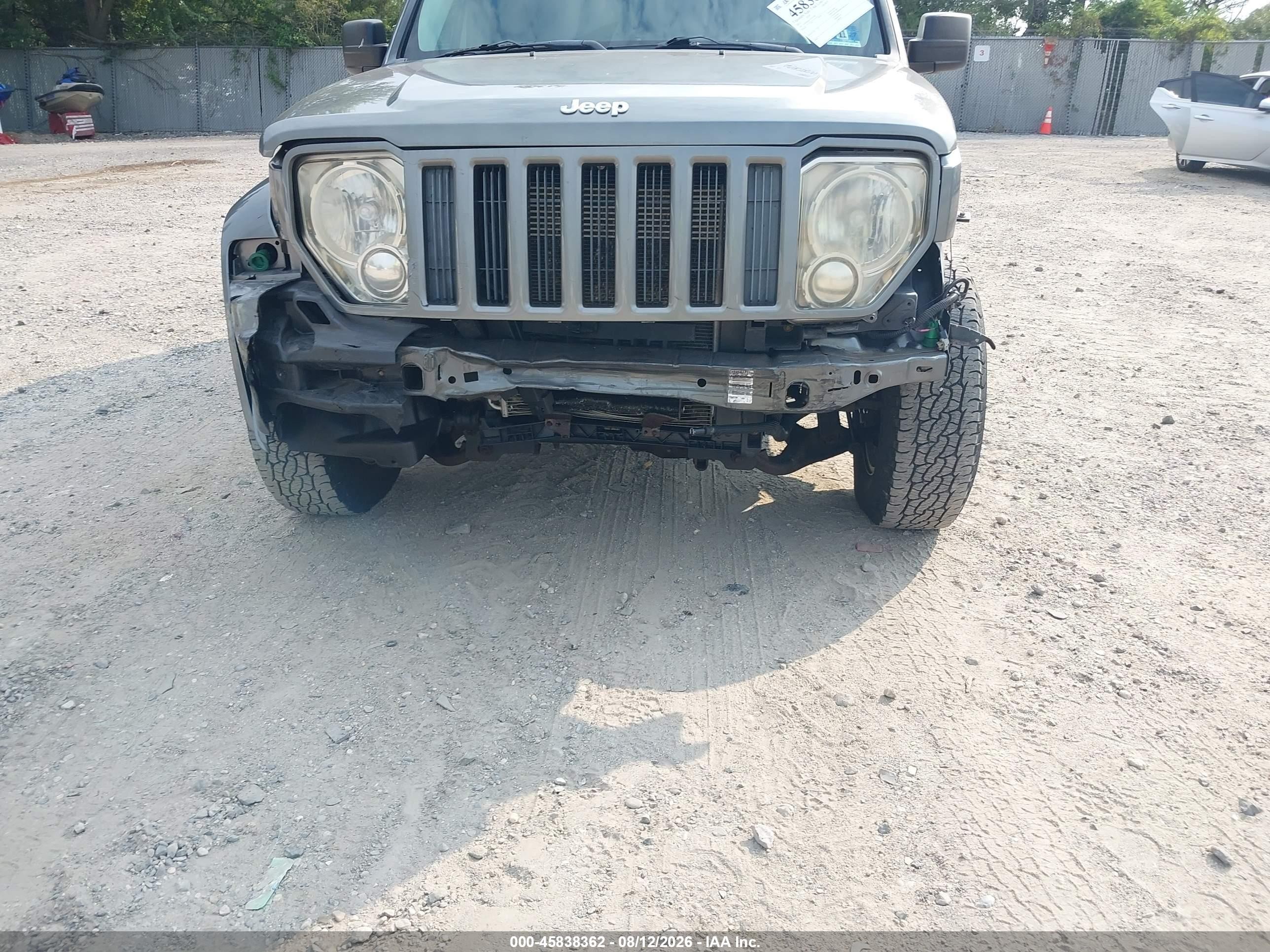 2012 Jeep Liberty Sport Gray vin: 1C4PJMAK2CW205260