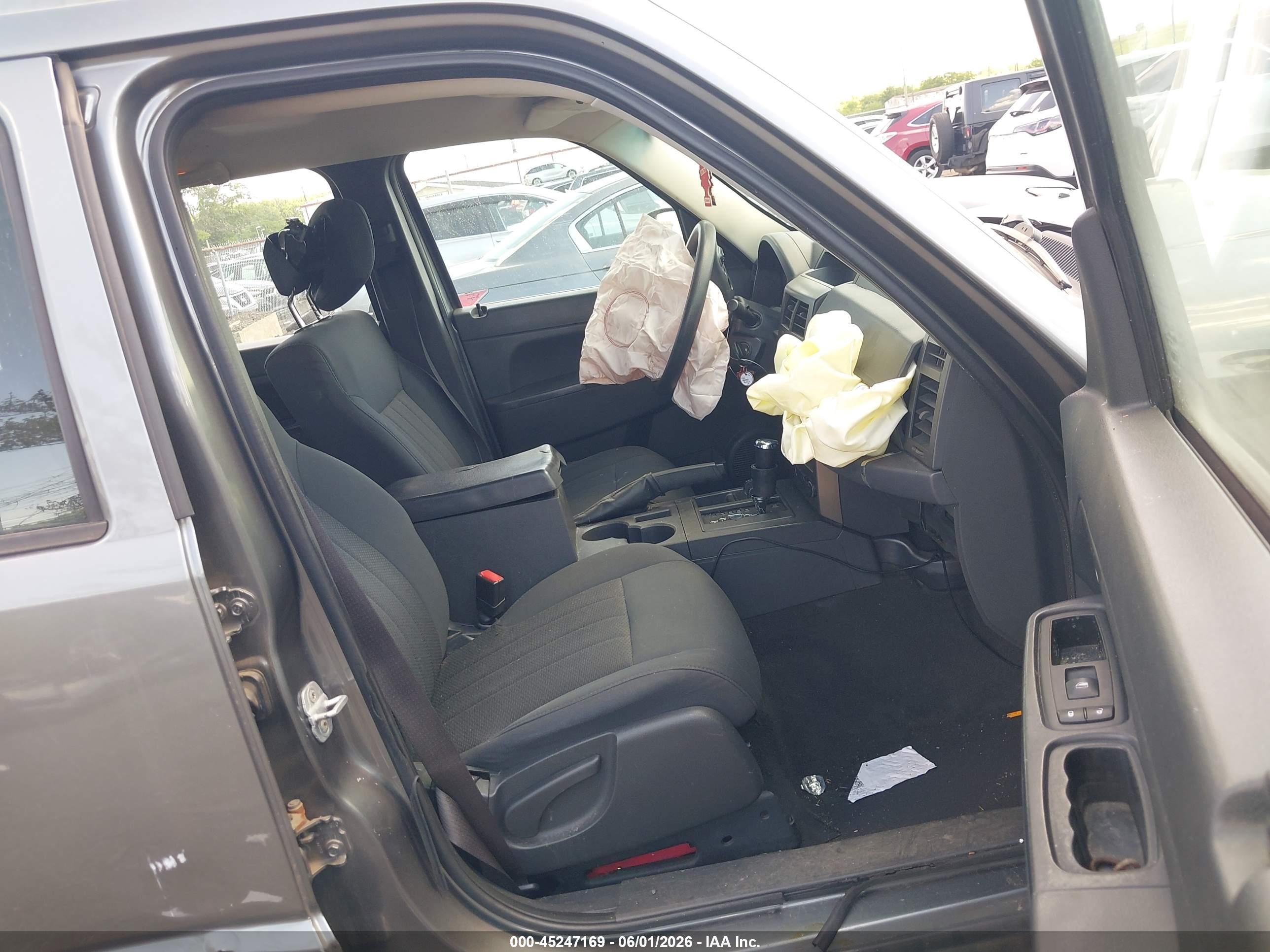 2012 Jeep Liberty Sport Gray vin: 1C4PJMAK3CW126356