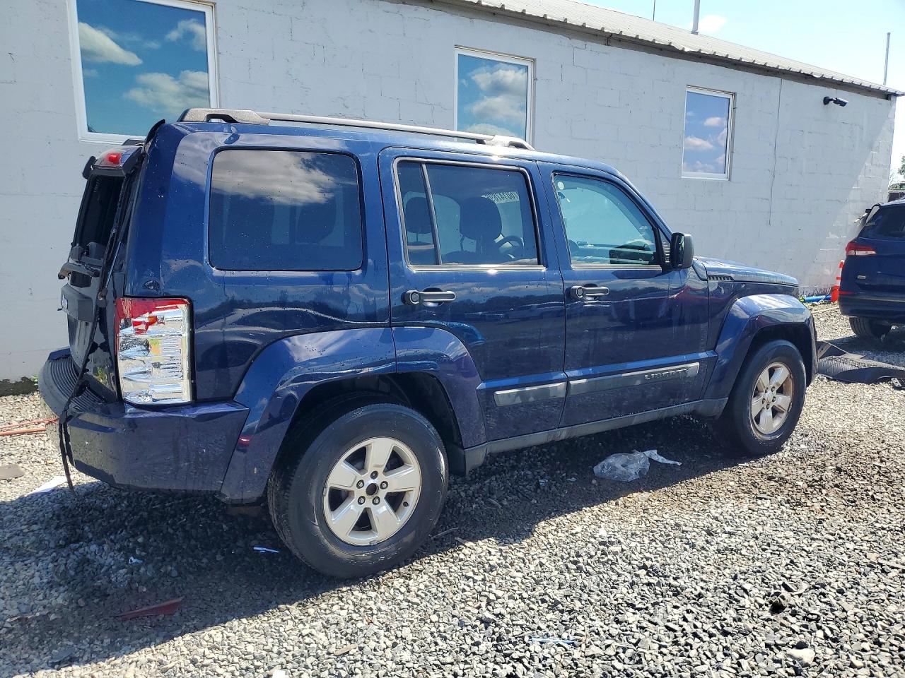 2012 Jeep Liberty Sport Синий vin: 1C4PJMAK3CW129869