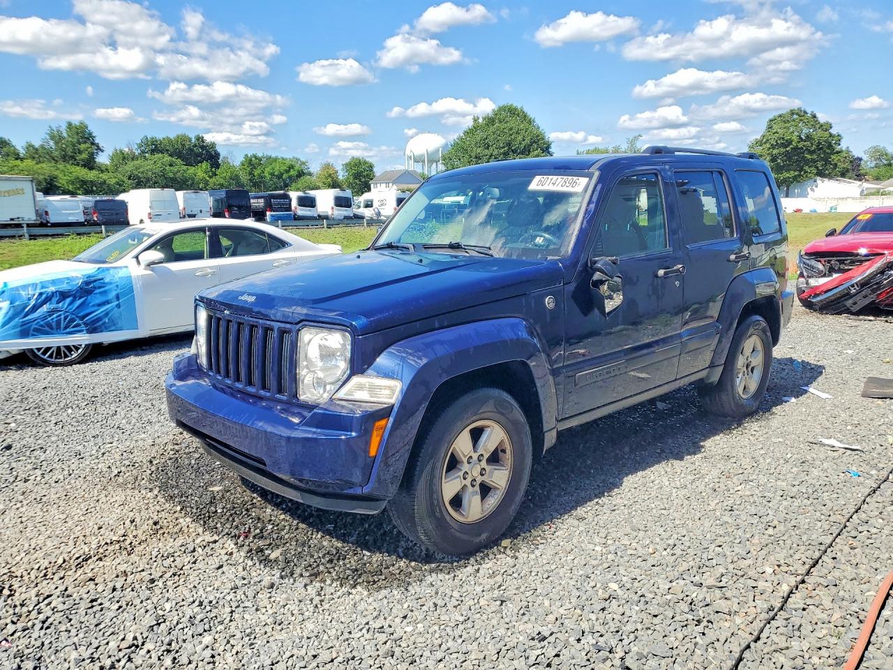 2012 Jeep Liberty Sport Синий vin: 1C4PJMAK3CW129869