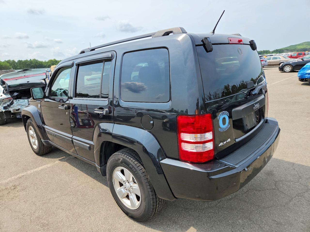 2012 Jeep Liberty Sport Black vin: 1C4PJMAK3CW137048