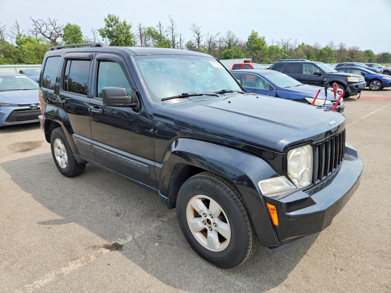 2012 Jeep Liberty Sport Black vin: 1C4PJMAK3CW137048
