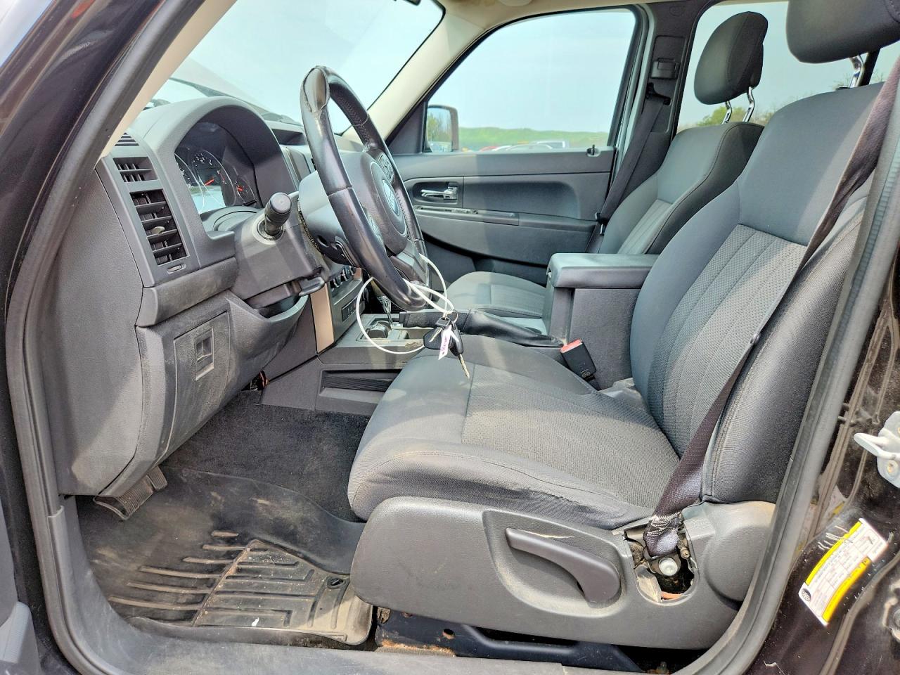 2012 Jeep Liberty Sport Black vin: 1C4PJMAK3CW137048