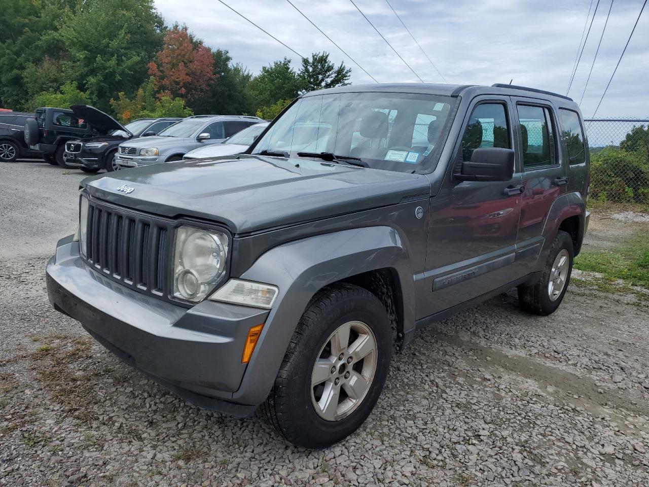 2012 Jeep Liberty Sport Gray vin: 1C4PJMAK3CW153069