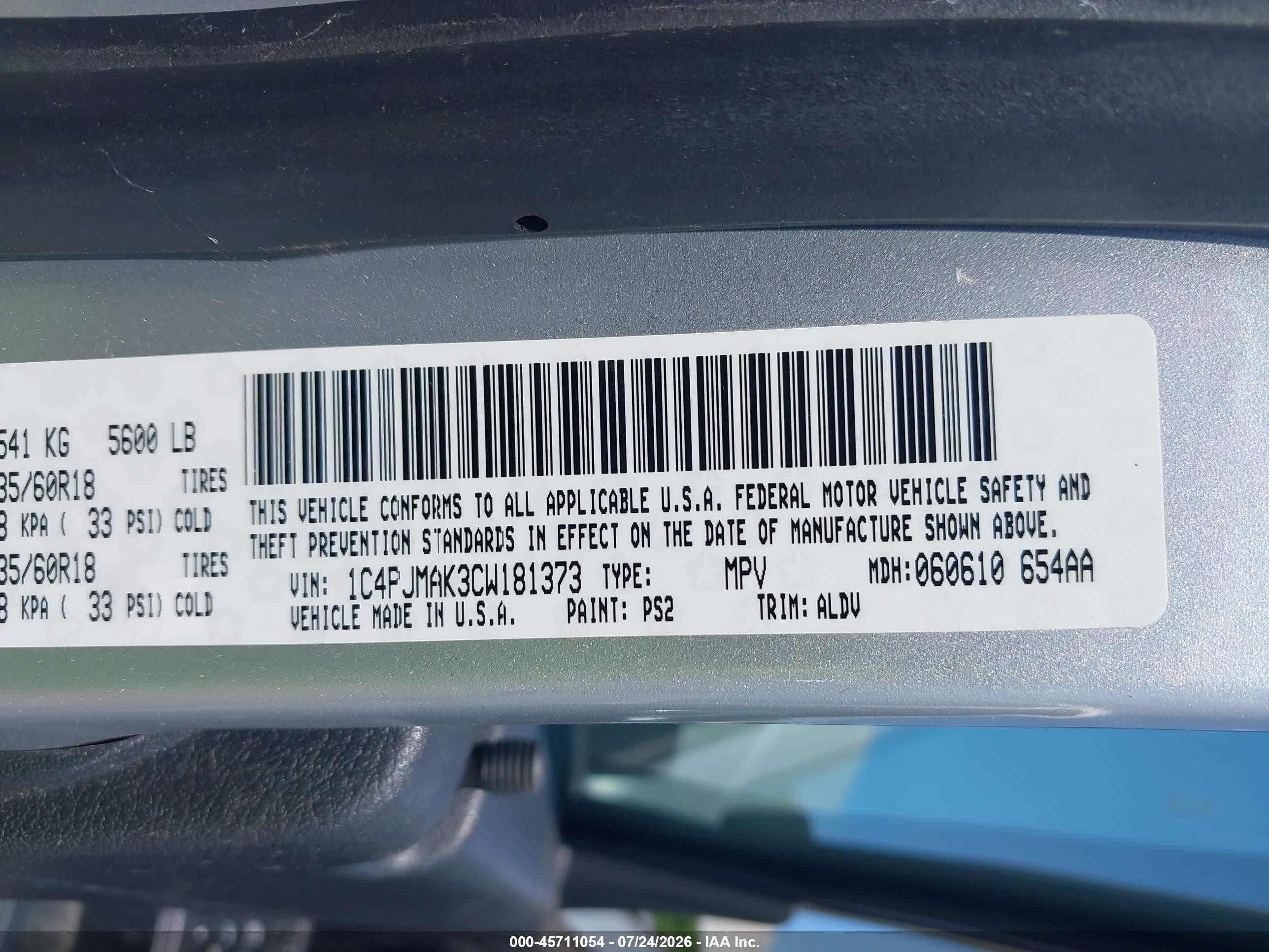2012 Jeep Liberty Sport Silver vin: 1C4PJMAK3CW181373
