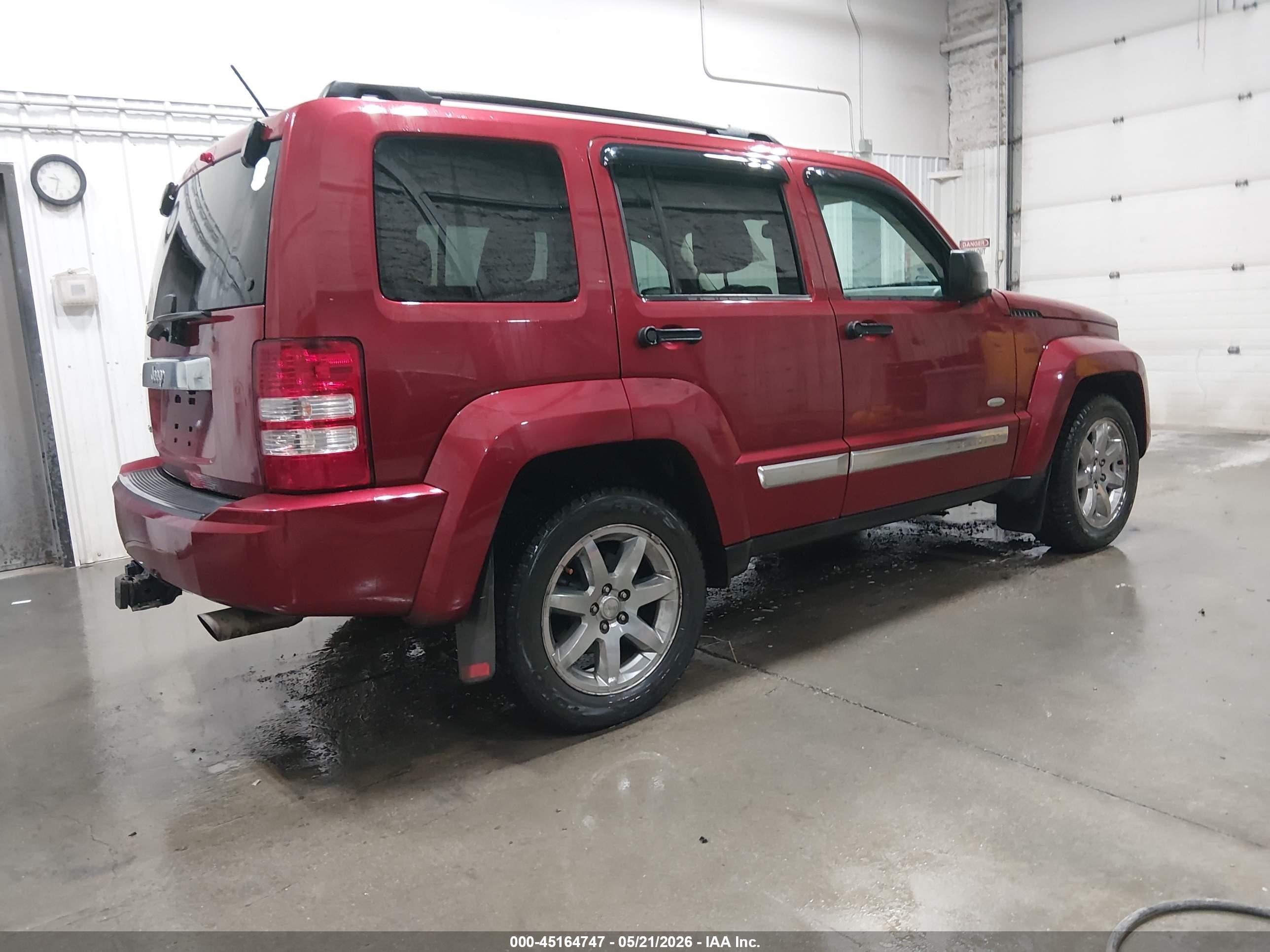 2012 Jeep Liberty Sport Red vin: 1C4PJMAK3CW199730
