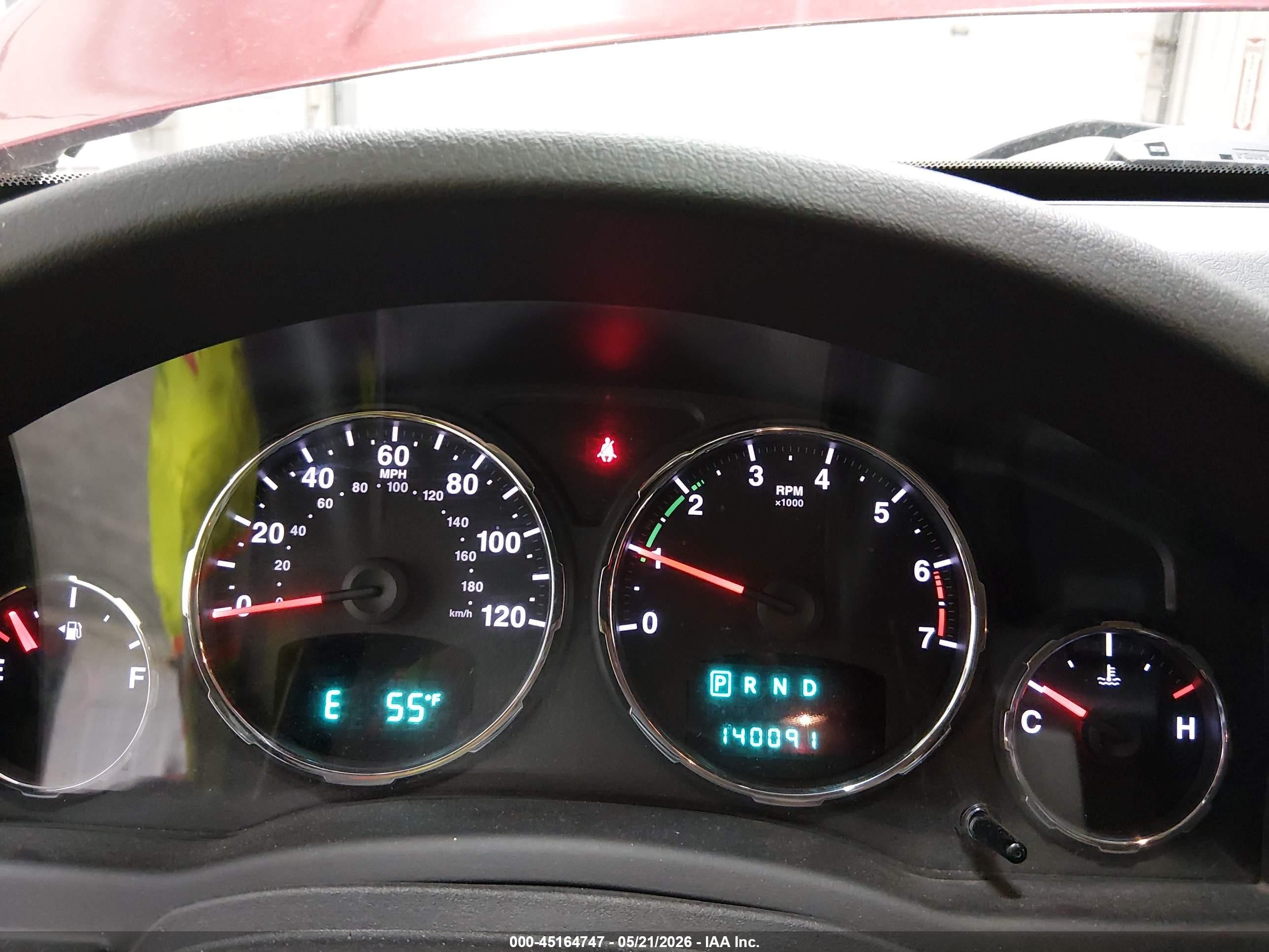 2012 Jeep Liberty Sport Red vin: 1C4PJMAK3CW199730