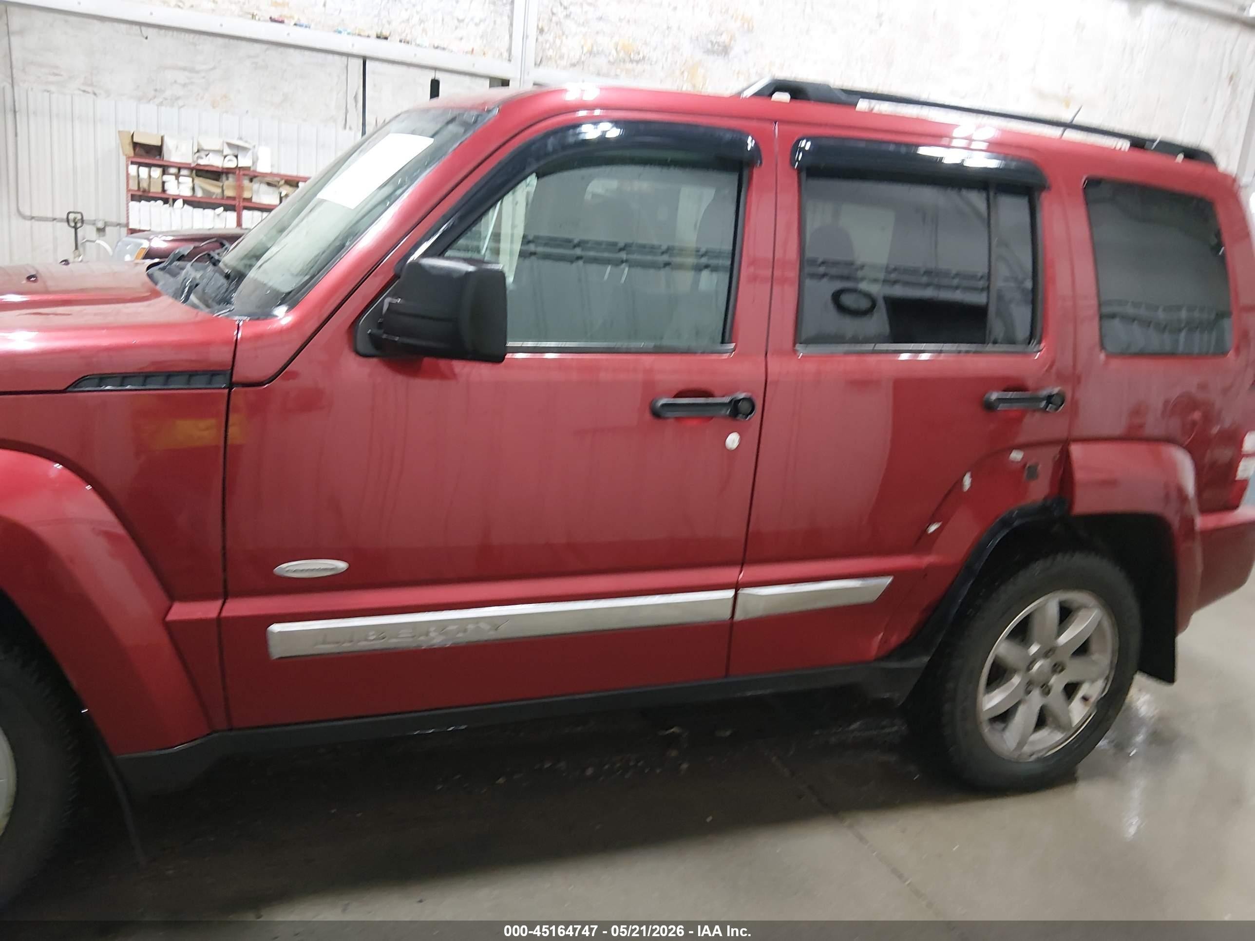 2012 Jeep Liberty Sport Red vin: 1C4PJMAK3CW199730