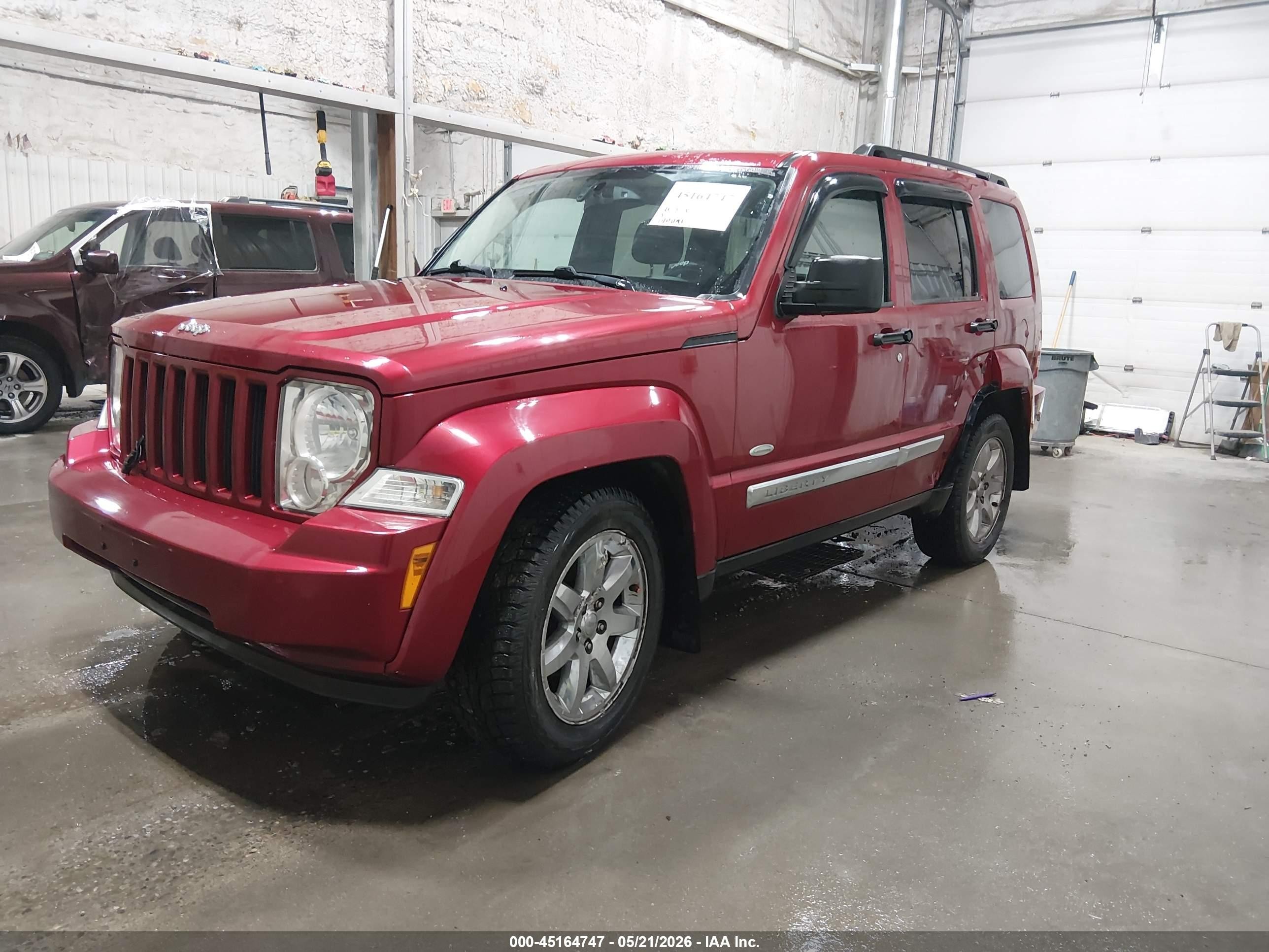 2012 Jeep Liberty Sport Red vin: 1C4PJMAK3CW199730