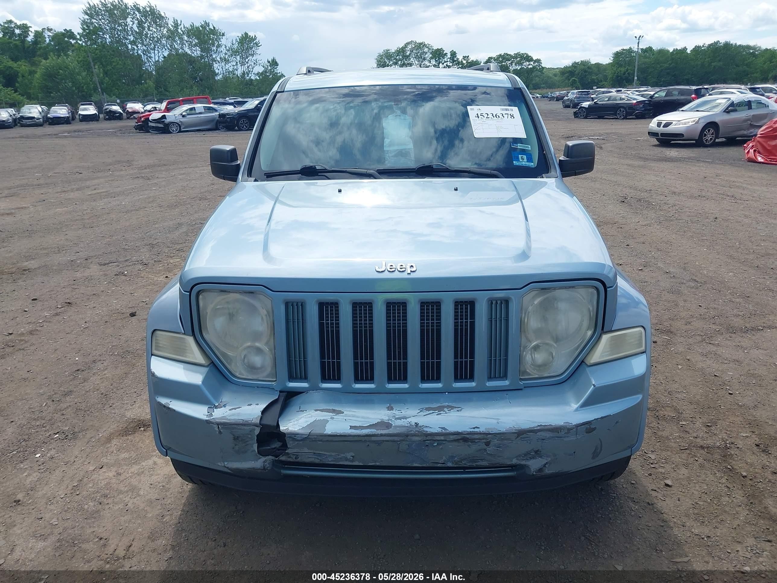 2012 Jeep Liberty Sport Light Blue vin: 1C4PJMAK3CW200276