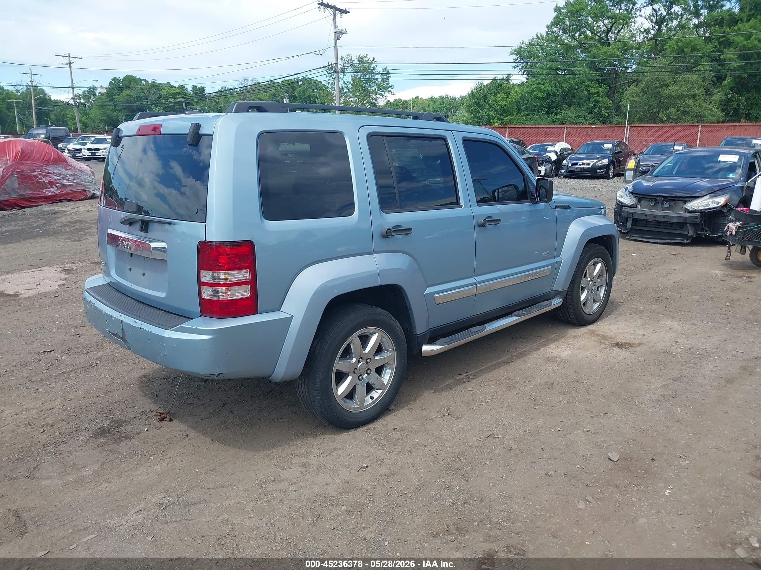 2012 Jeep Liberty Sport Light Blue vin: 1C4PJMAK3CW200276