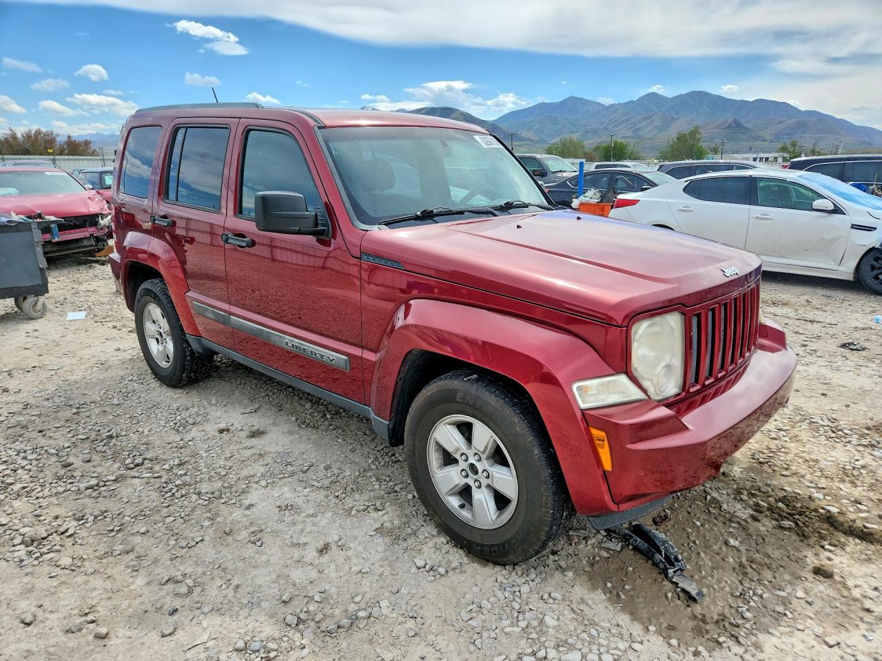 2012 Jeep Liberty Sport Red vin: 1C4PJMAK3CW204683