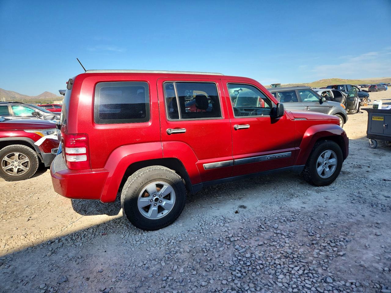 2012 Jeep Liberty Sport Red vin: 1C4PJMAK3CW204683