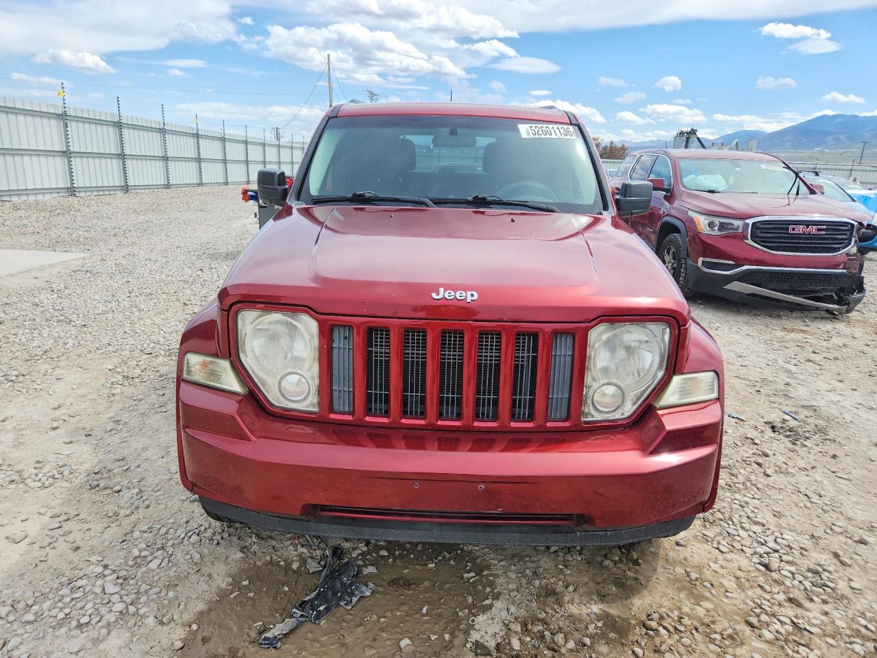 2012 Jeep Liberty Sport Red vin: 1C4PJMAK3CW204683