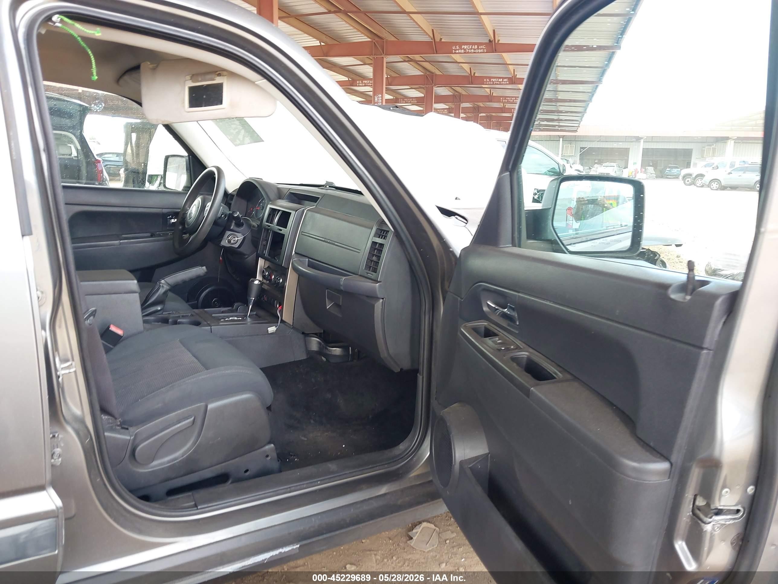 2012 Jeep Liberty Sport Gray vin: 1C4PJMAK3CW209205