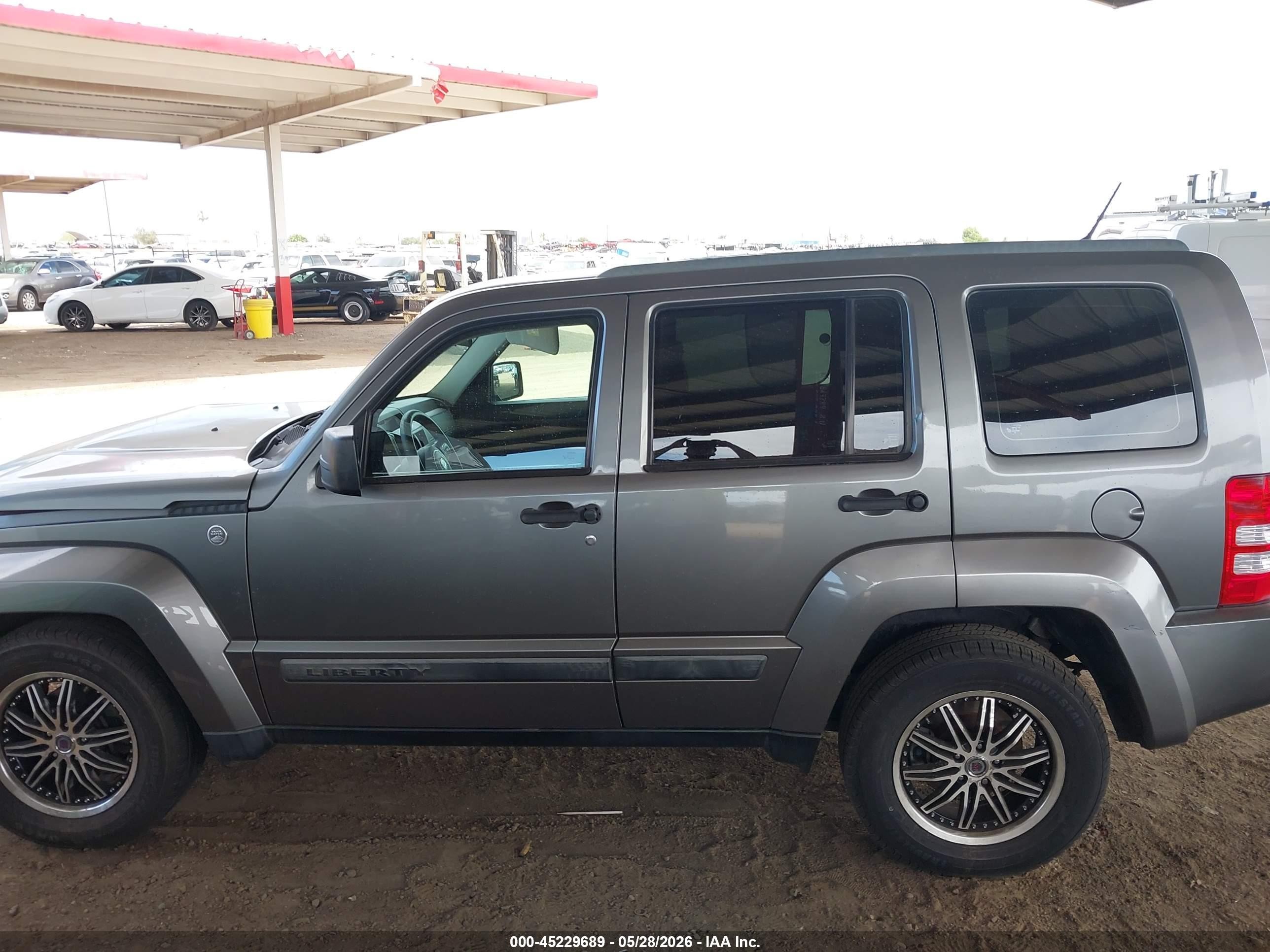 2012 Jeep Liberty Sport Gray vin: 1C4PJMAK3CW209205