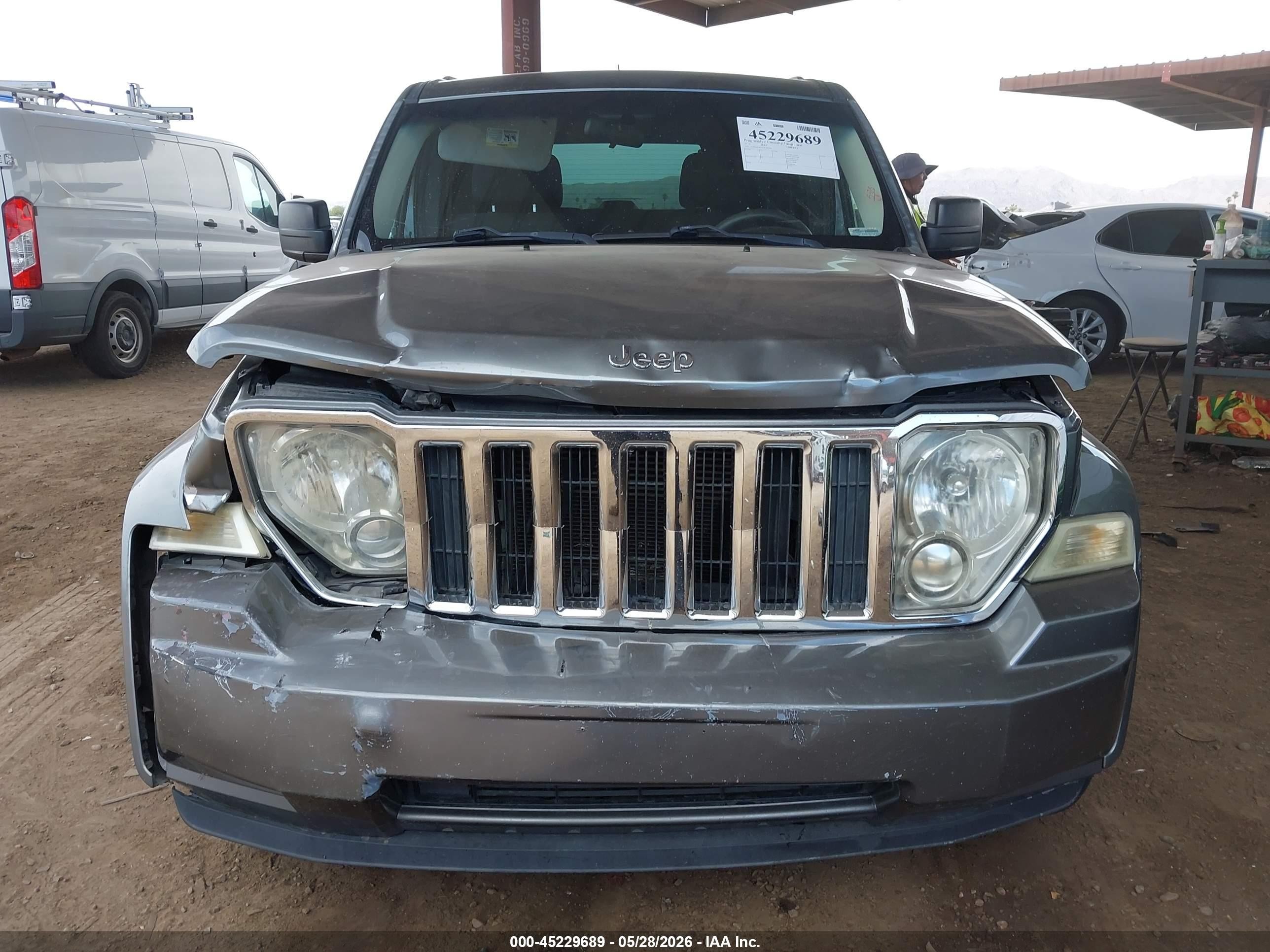 2012 Jeep Liberty Sport Gray vin: 1C4PJMAK3CW209205