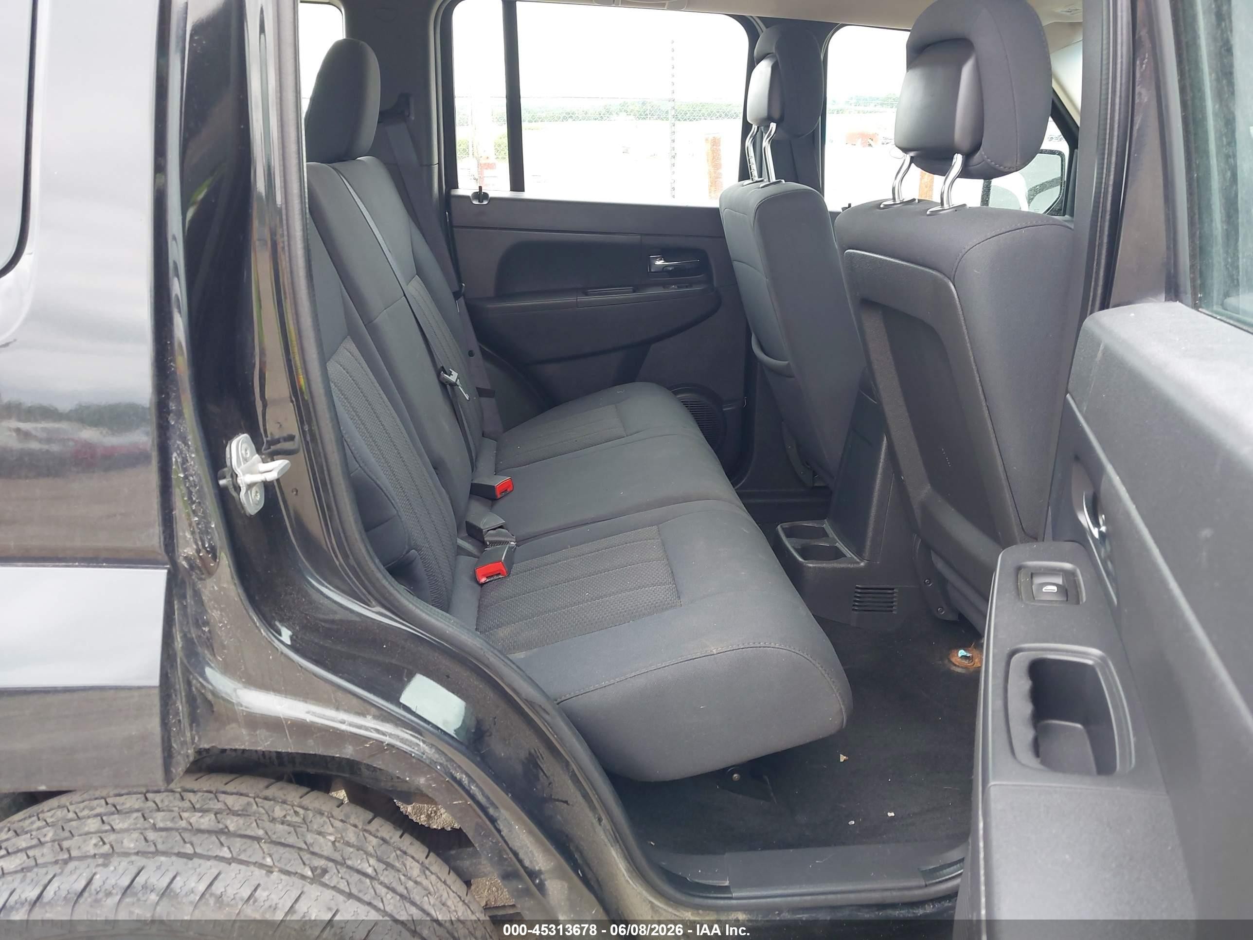 2012 Jeep Liberty Sport Black vin: 1C4PJMAK4CW138144